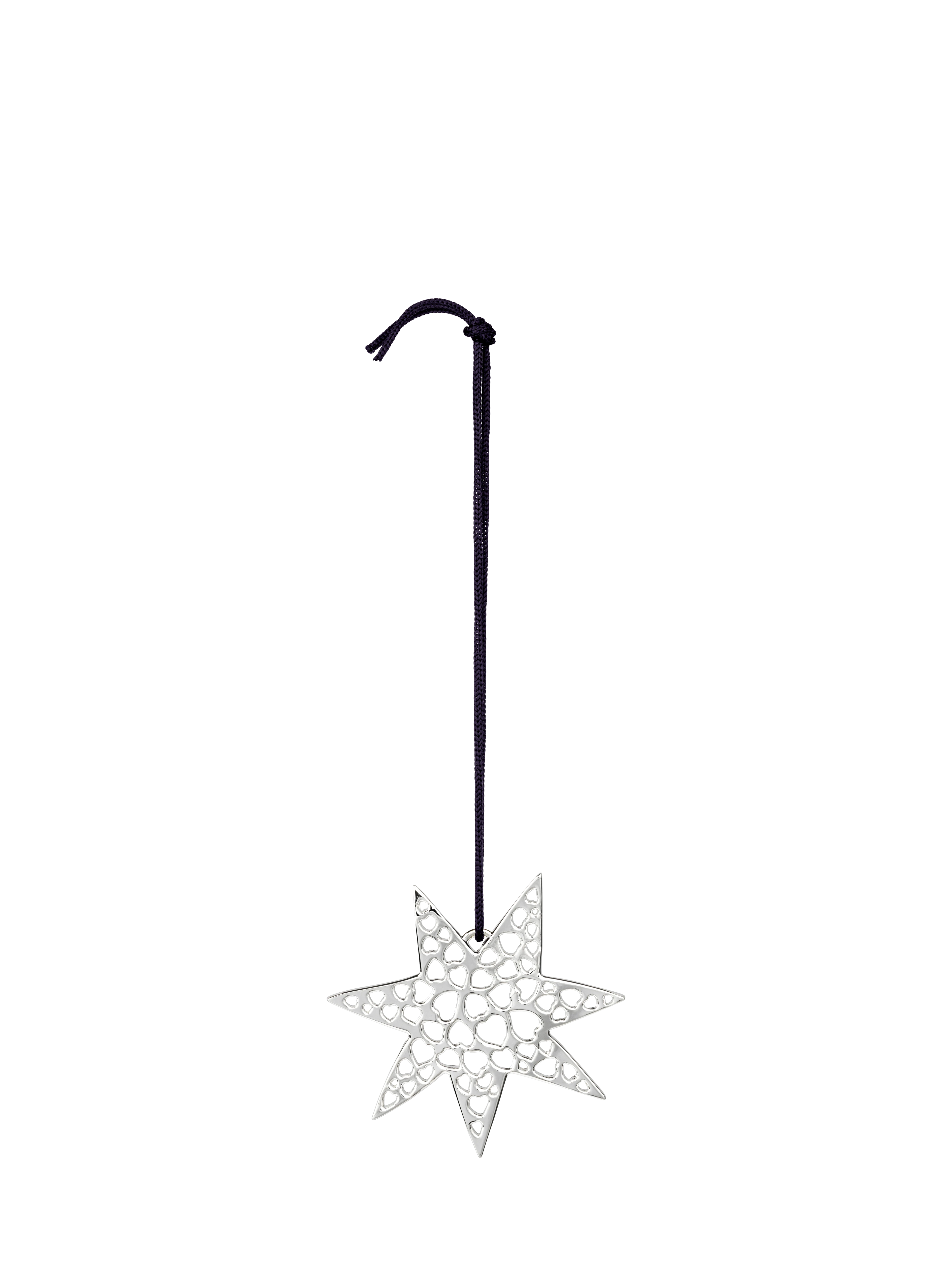 Heart star H7 from Rosendahl in Silver Plated color, made of Metal