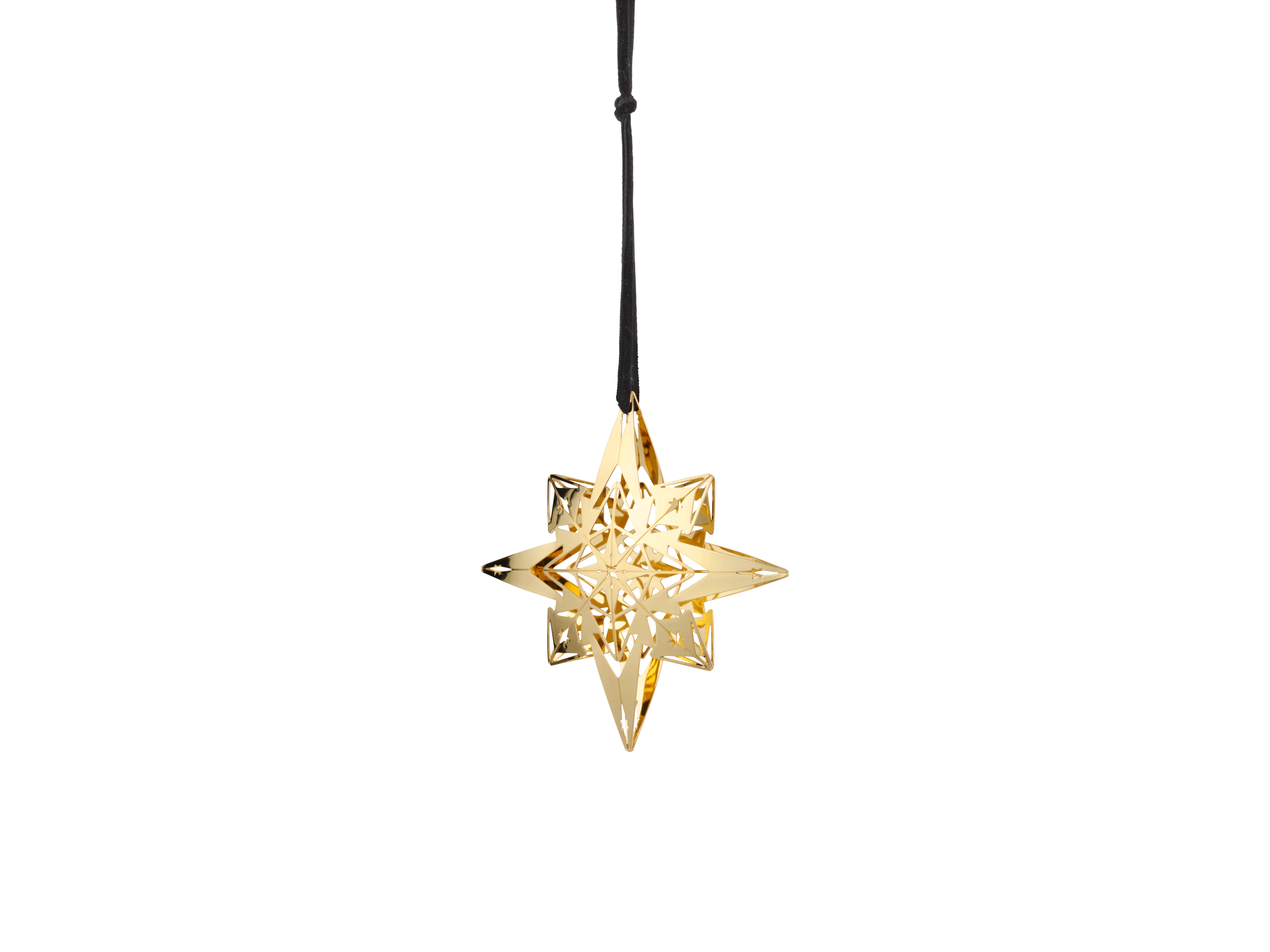 Star Pendant H9.5 from Rosendahl in Gold Plated color, made of Metal