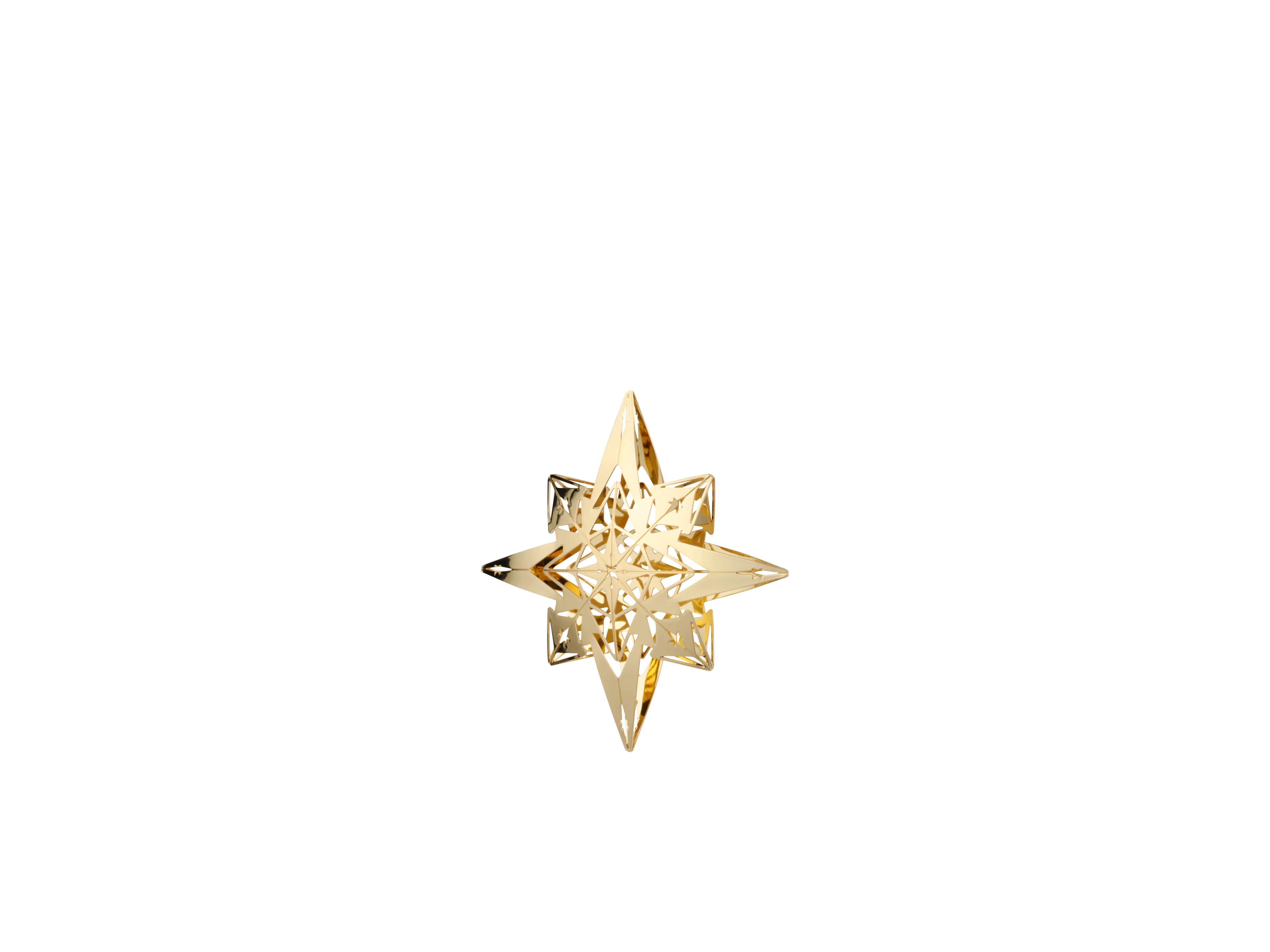 Star Pendant H9.5 from Rosendahl in Gold Plated color, made of Metal
