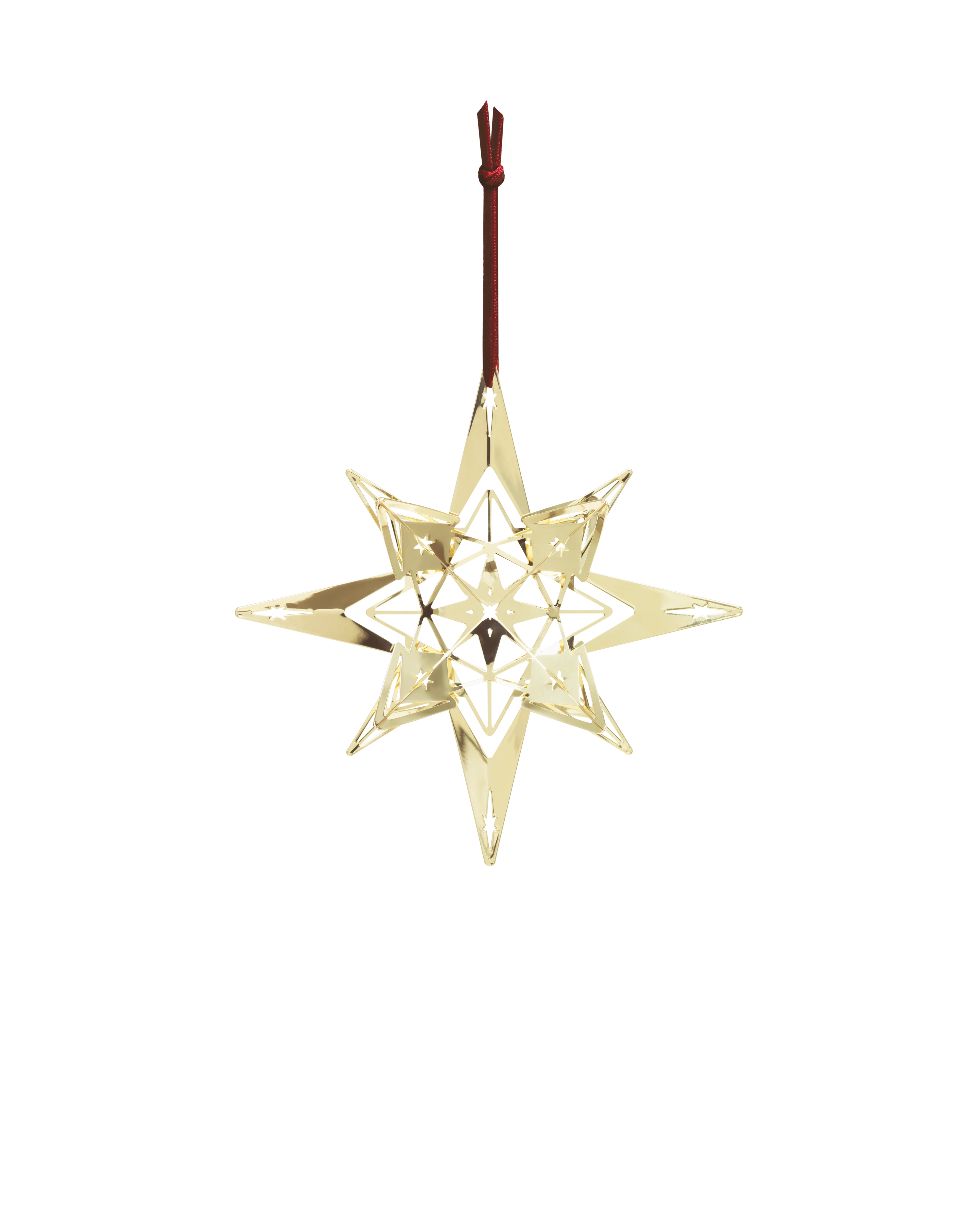 Julestjerne Ø13 cm fra Rosendahl i farven Forgyldt, lavet af Metal