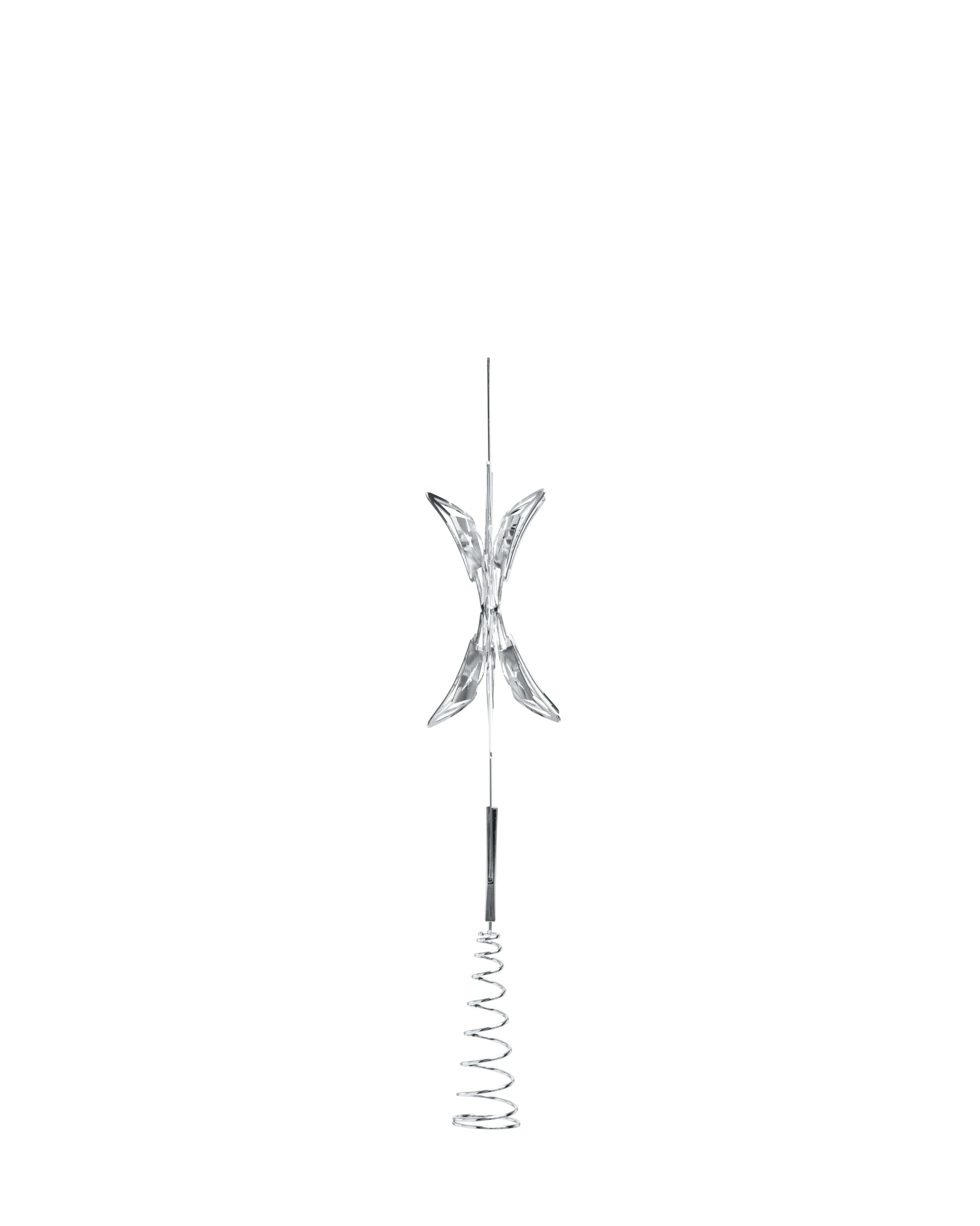 Christbaumspitze Stern H32 von Rosendahl in der Farbe Versilbert, hergestellt aus Metall