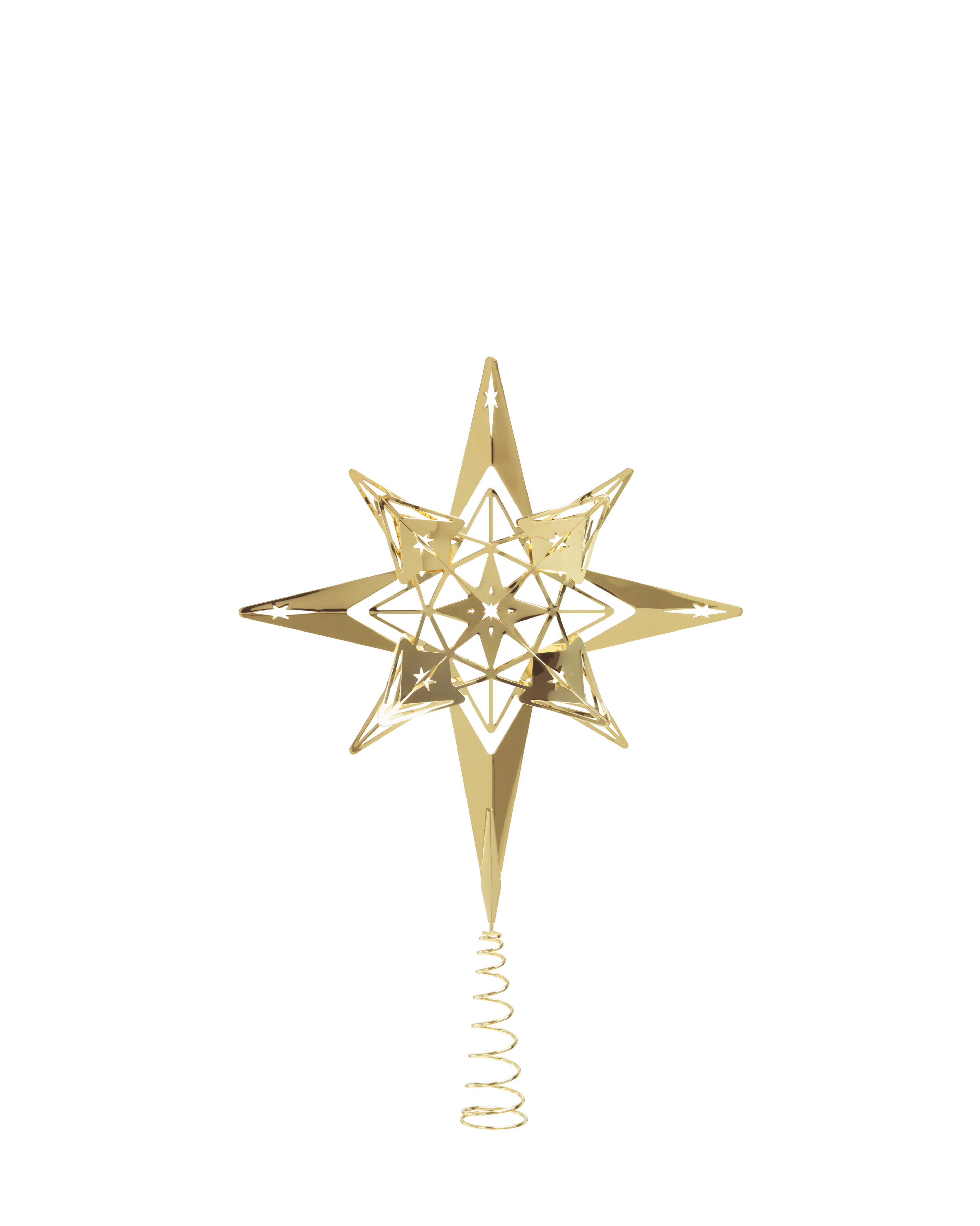 Rosendahl Christbaumspitze Stern H32 vergoldet