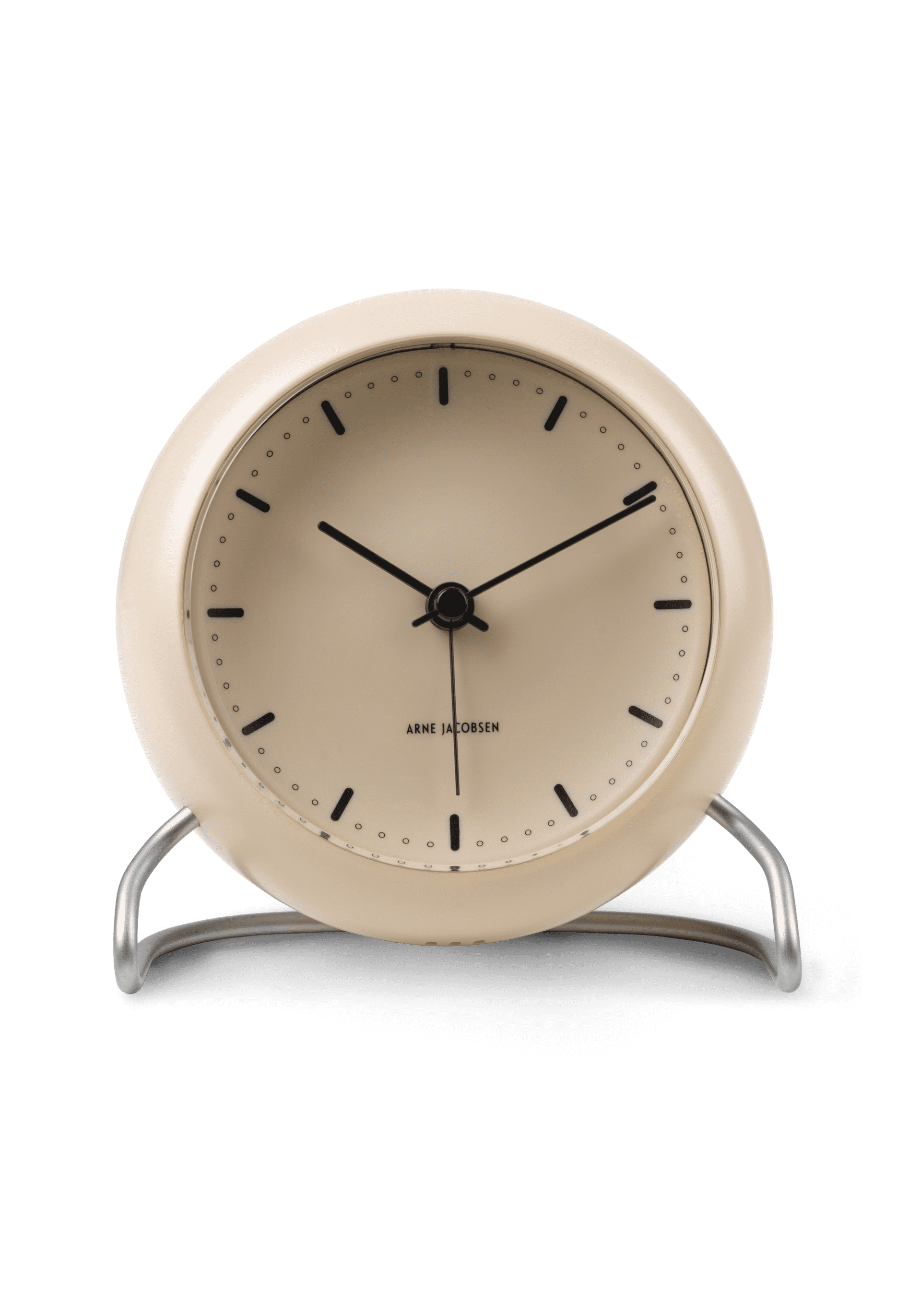 Arne Jacobsen City Hall Table clock Ø11 cm sandy beige