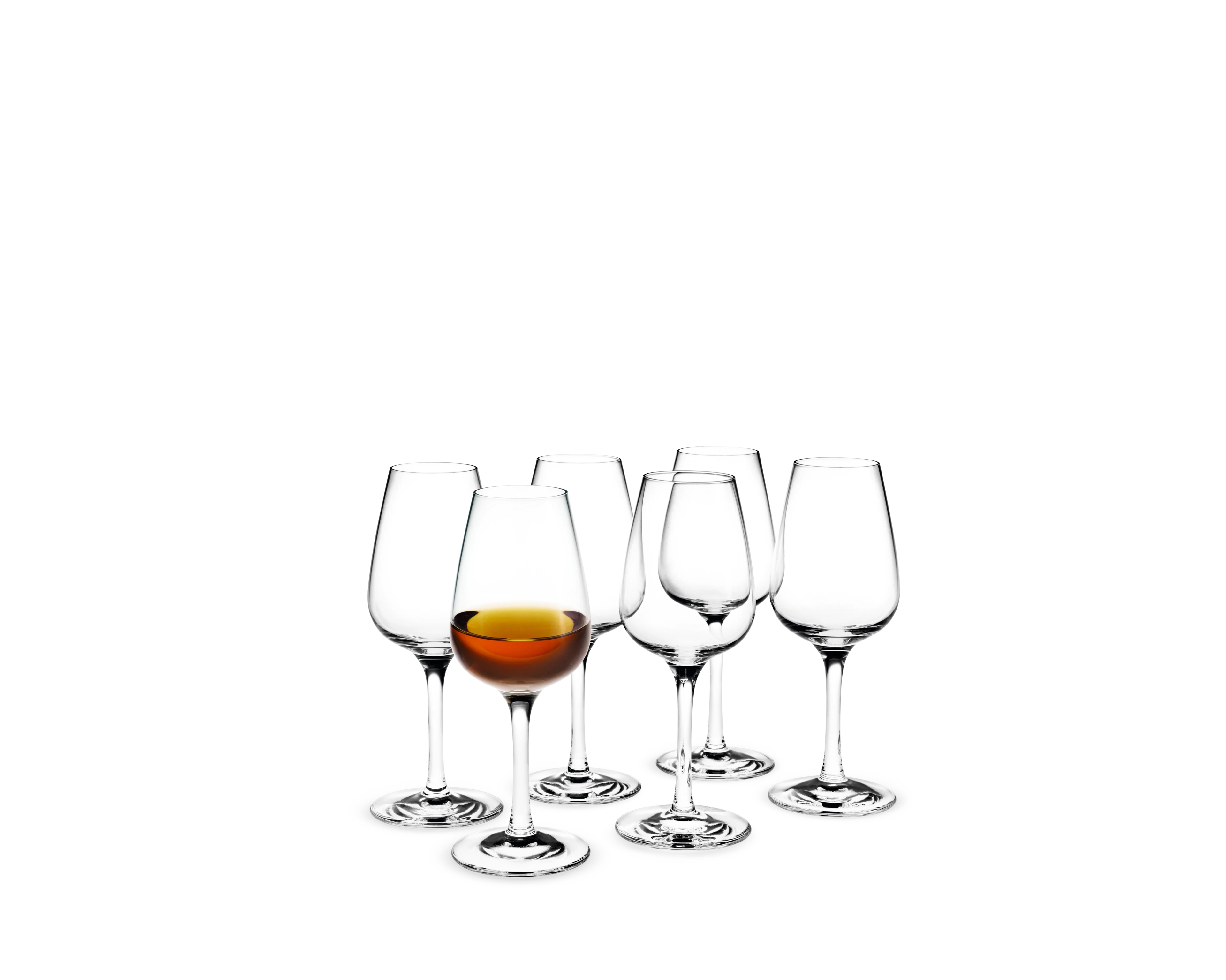 Spirit Glass 12 cl 6 pcs. from Holmegaard in Clear color, made of Glass