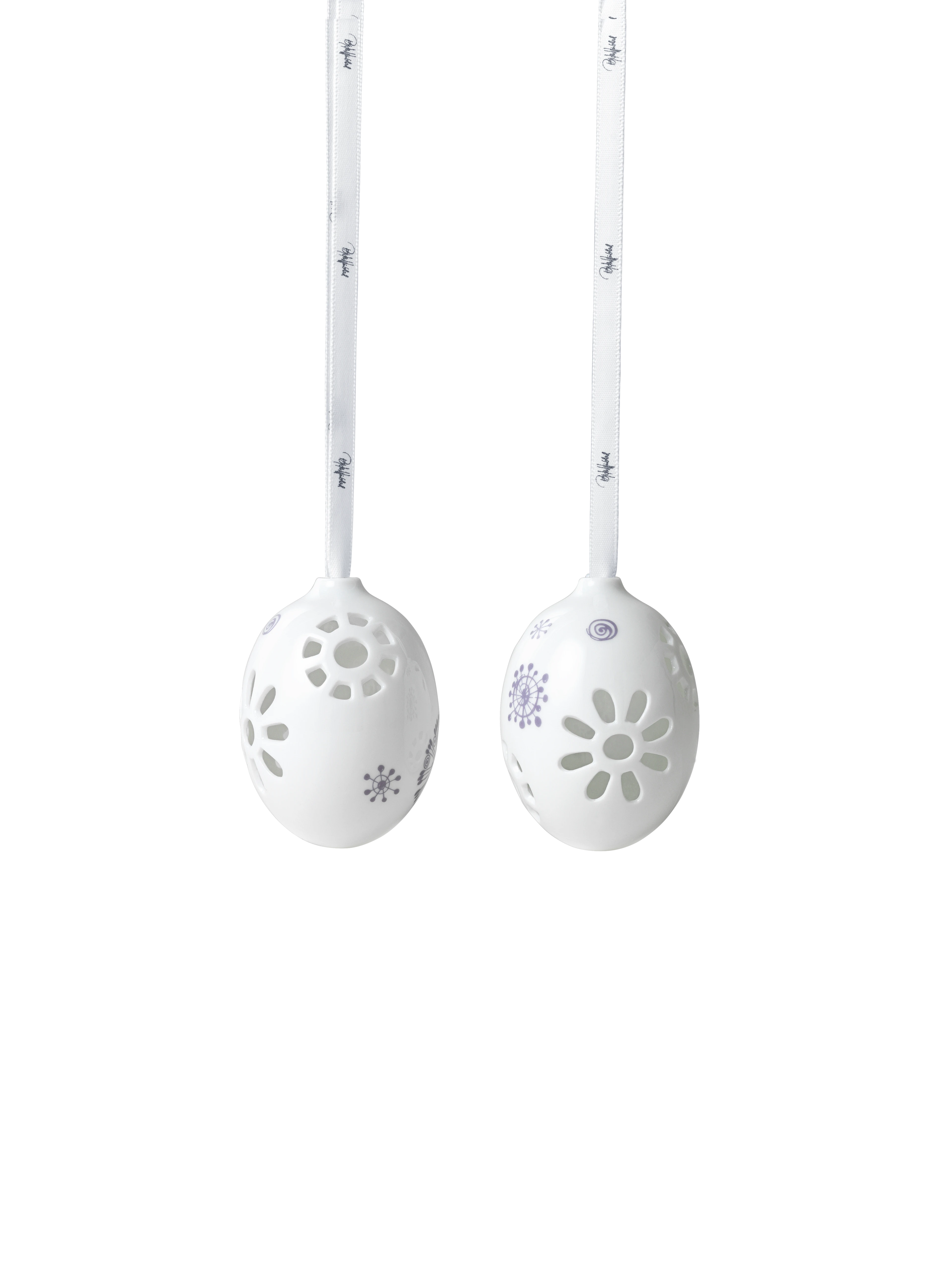 Hanger H6.6 cm 2 pcs. from Rosendahl in White color, made of Ceramics