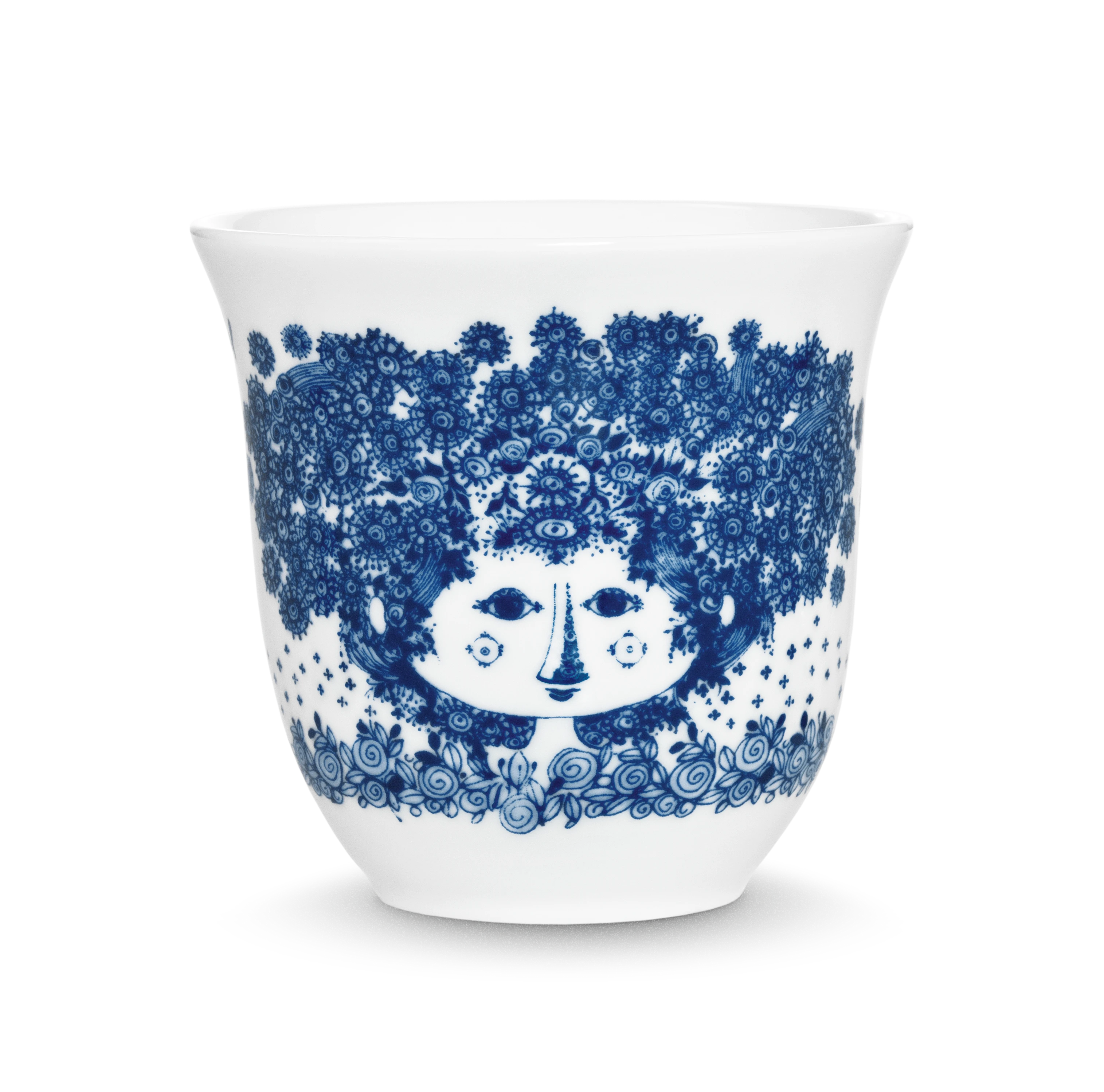 Thermobecher 25 cl von Bjørn Wiinblad in der Farbe Blau, hergestellt aus Keramik