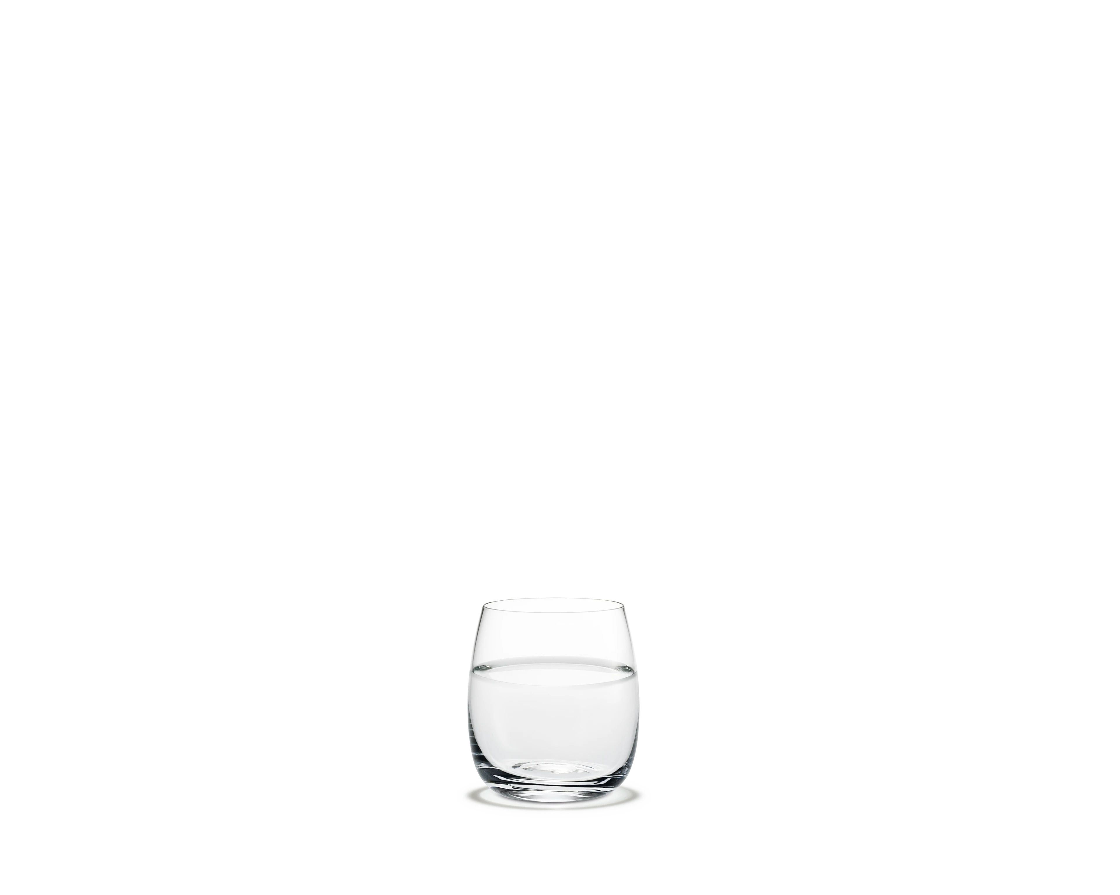 Wasserglas 24 cl von Holmegaard in der Farbe Klar, hergestellt aus Glas