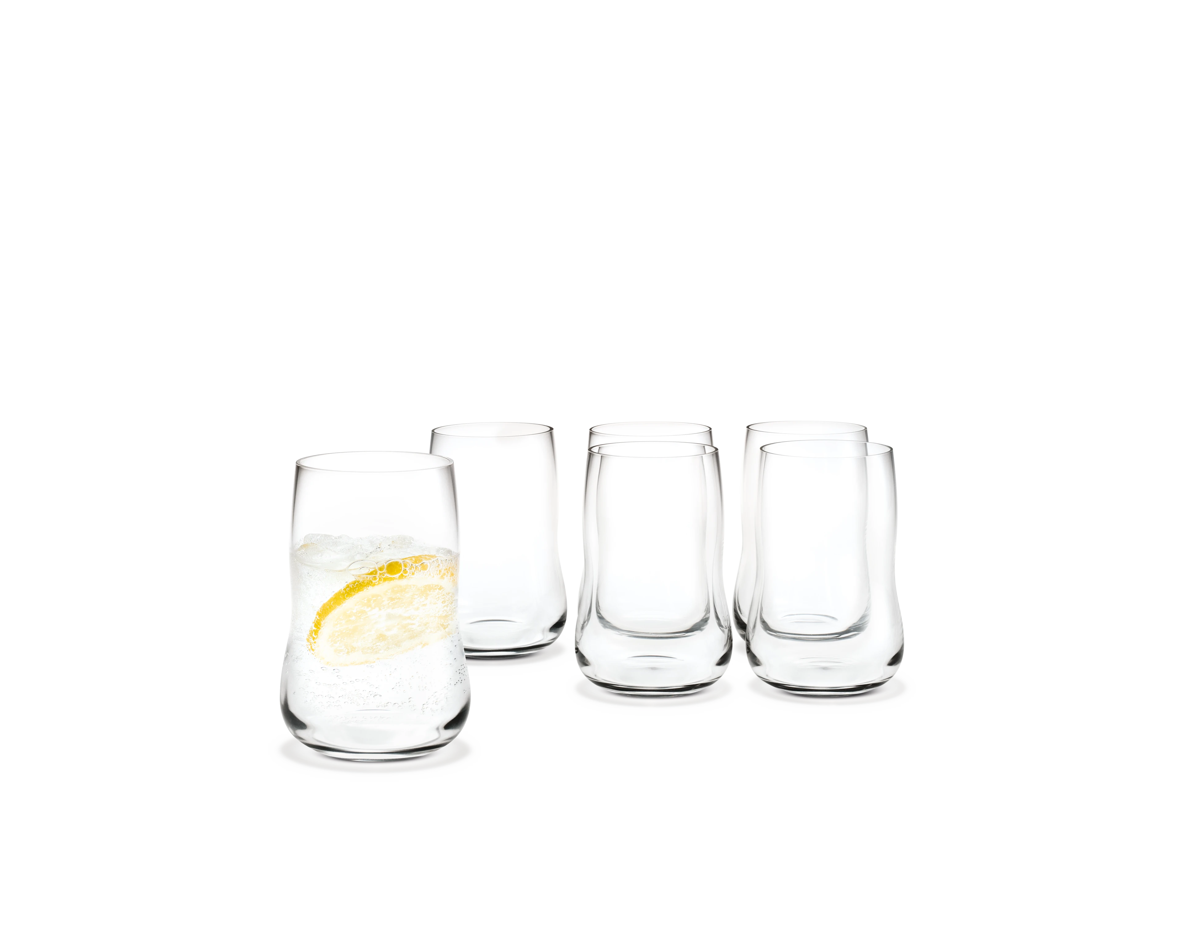 Vannglass 25 cl 6 stk. fra Holmegaard i fargen Klar, laget av Glass