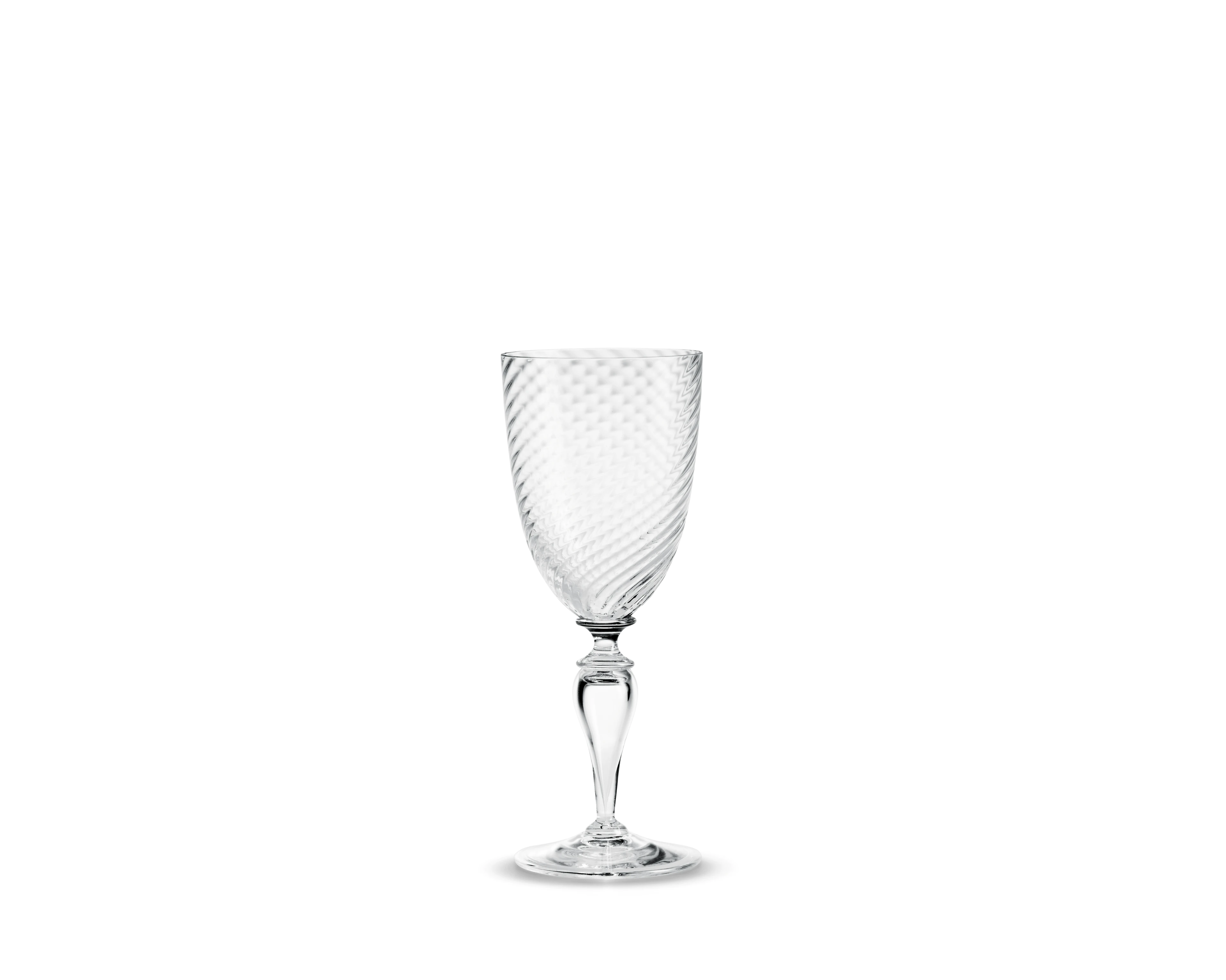 Hvidvinsglas 18 cl fra Holmegaard i farven Klar, lavet af Glas