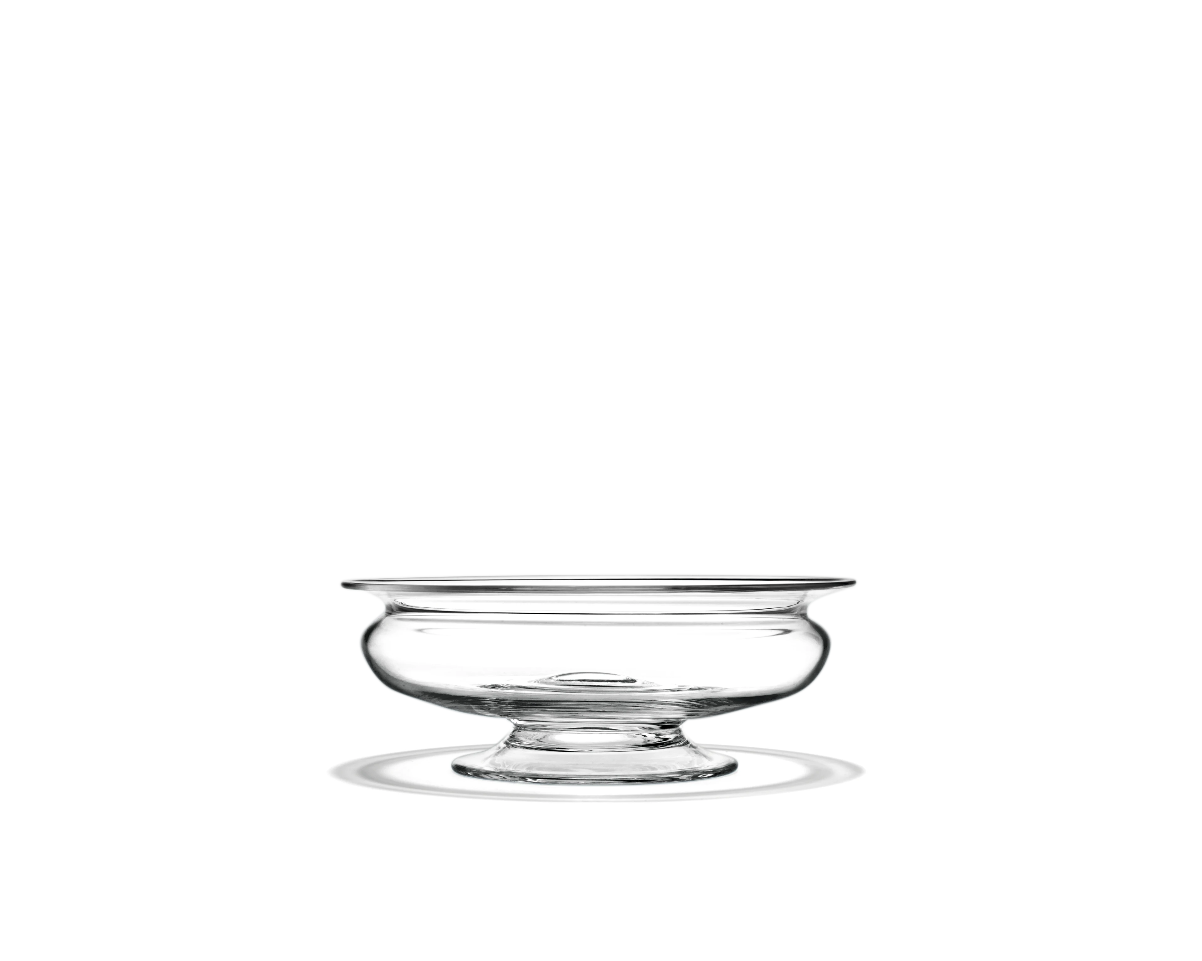 Flower bowl Ø19 cm from Holmegaard in Clear color, made of Glass