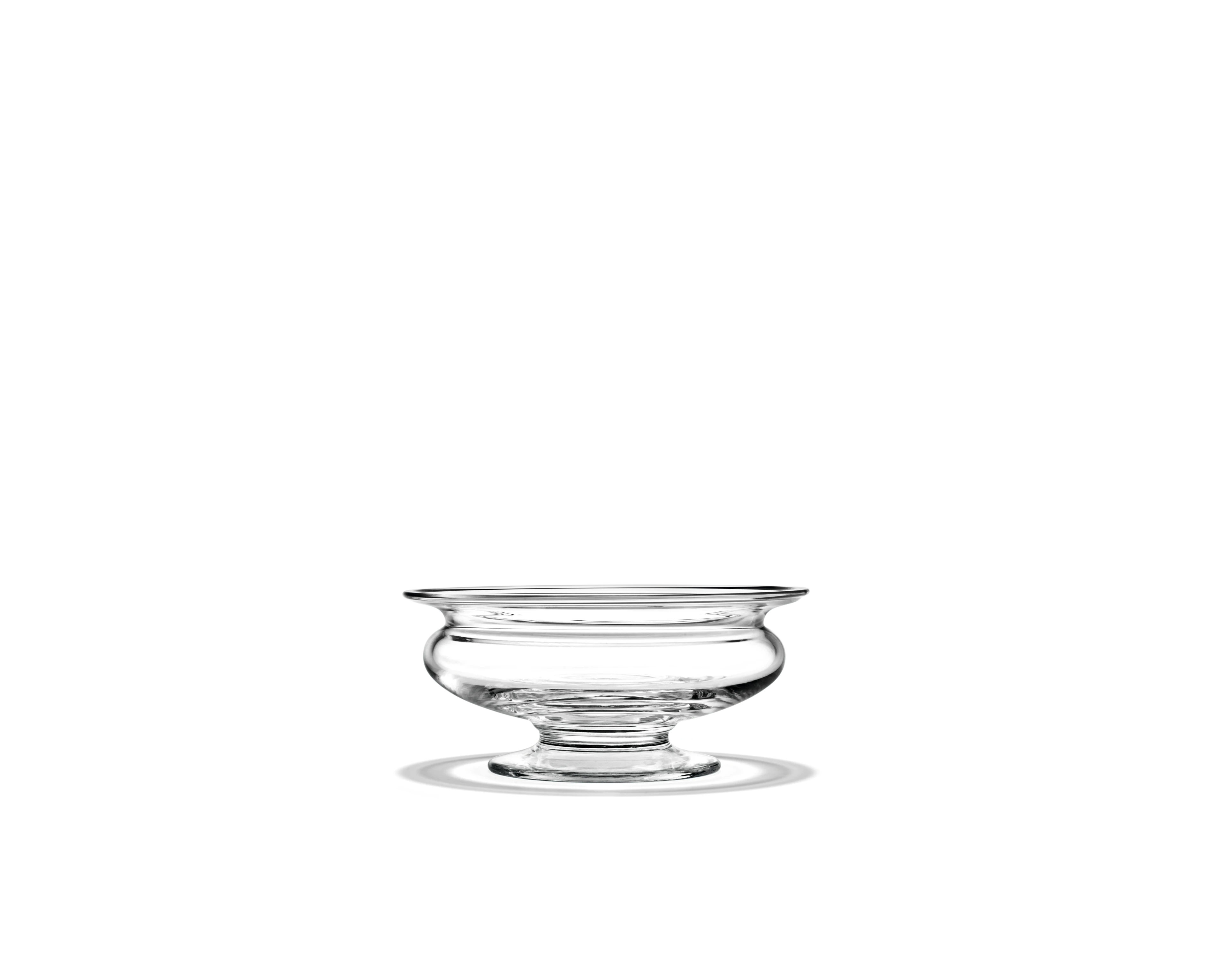 Flower bowl Ø25 cm from Holmegaard in Clear color, made of Glass