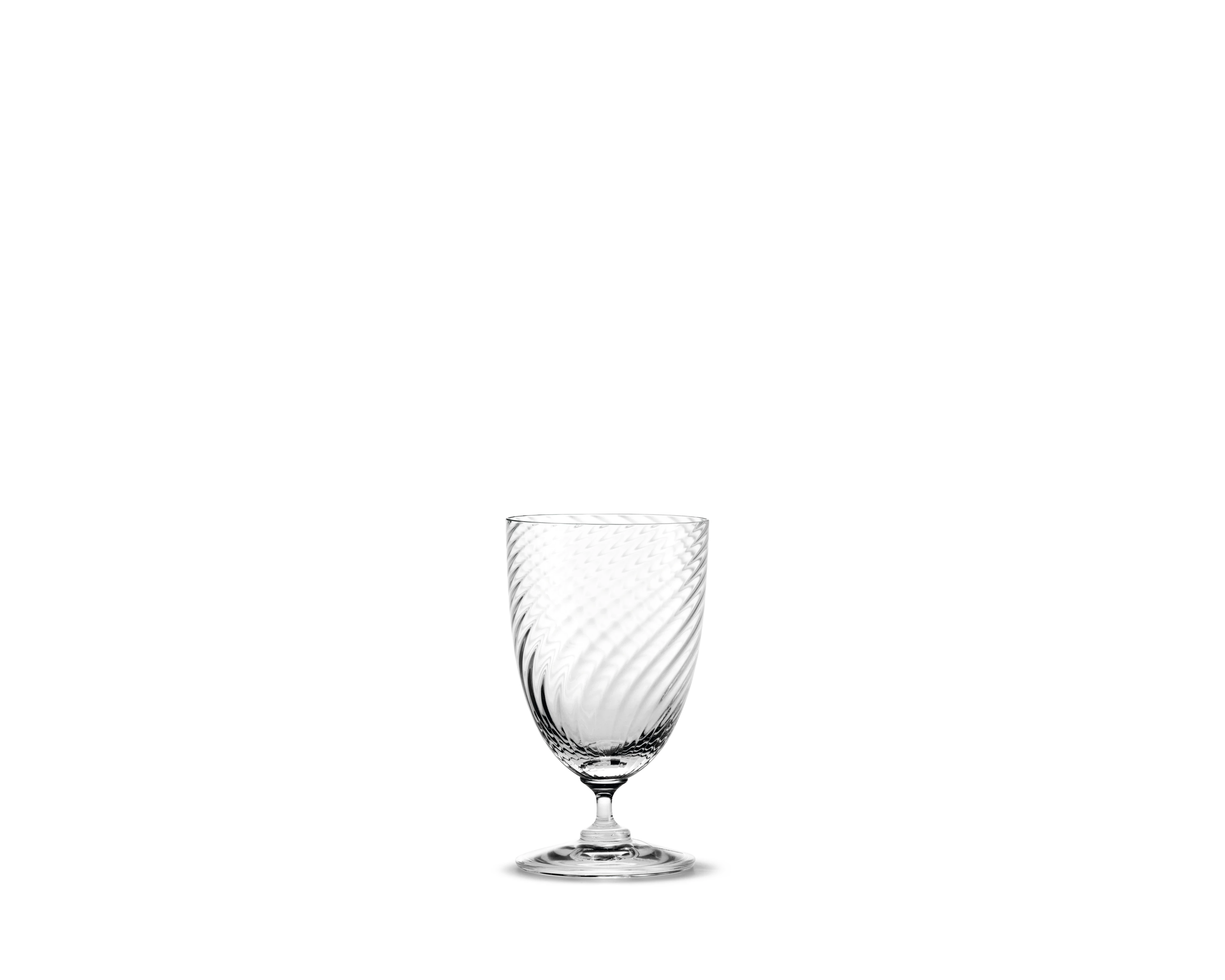 Vandglas 19 cl fra Holmegaard i farven Klar, lavet af Glas