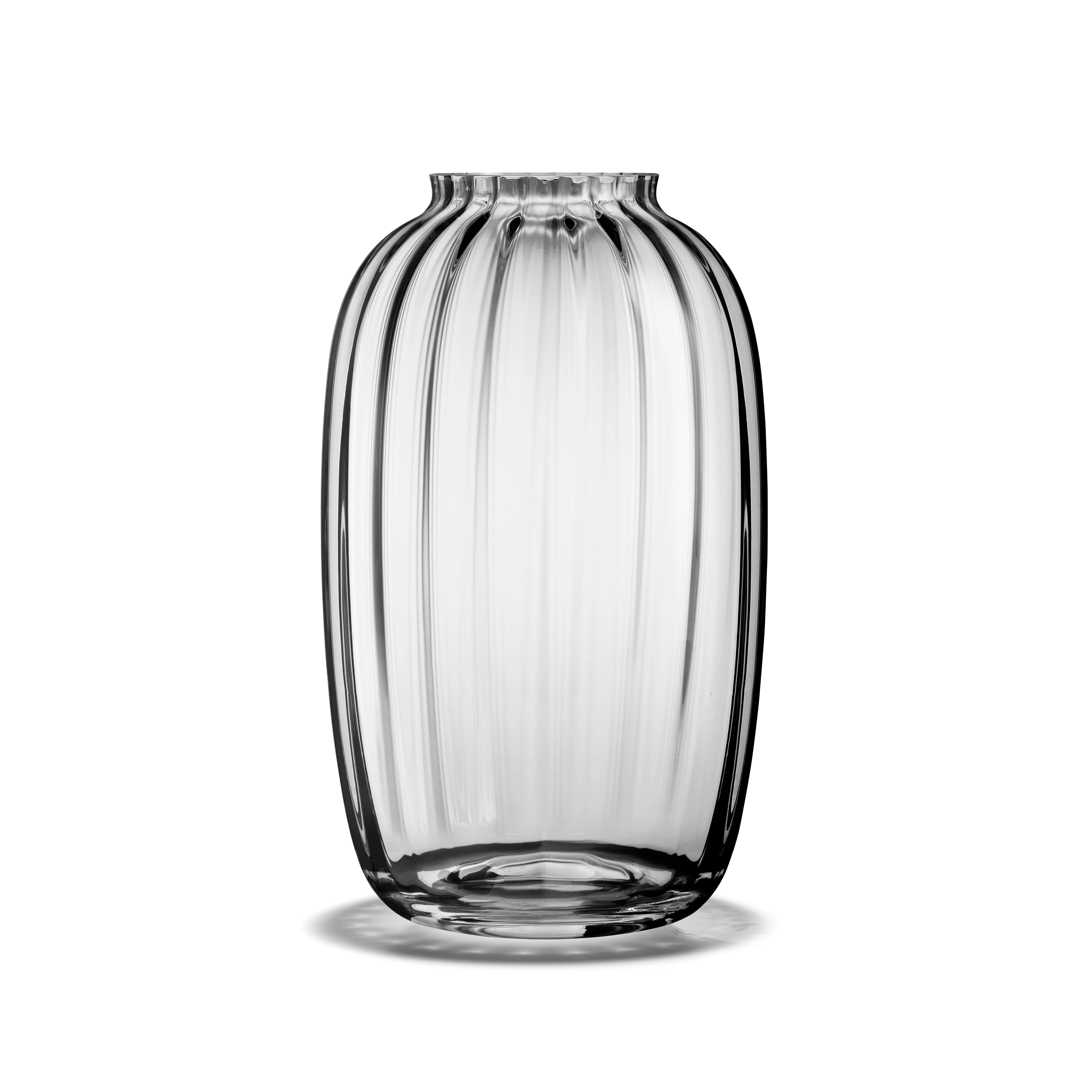 Vas H25.5 cm från Holmegaard i färgen Klar, tillverkad av Glas