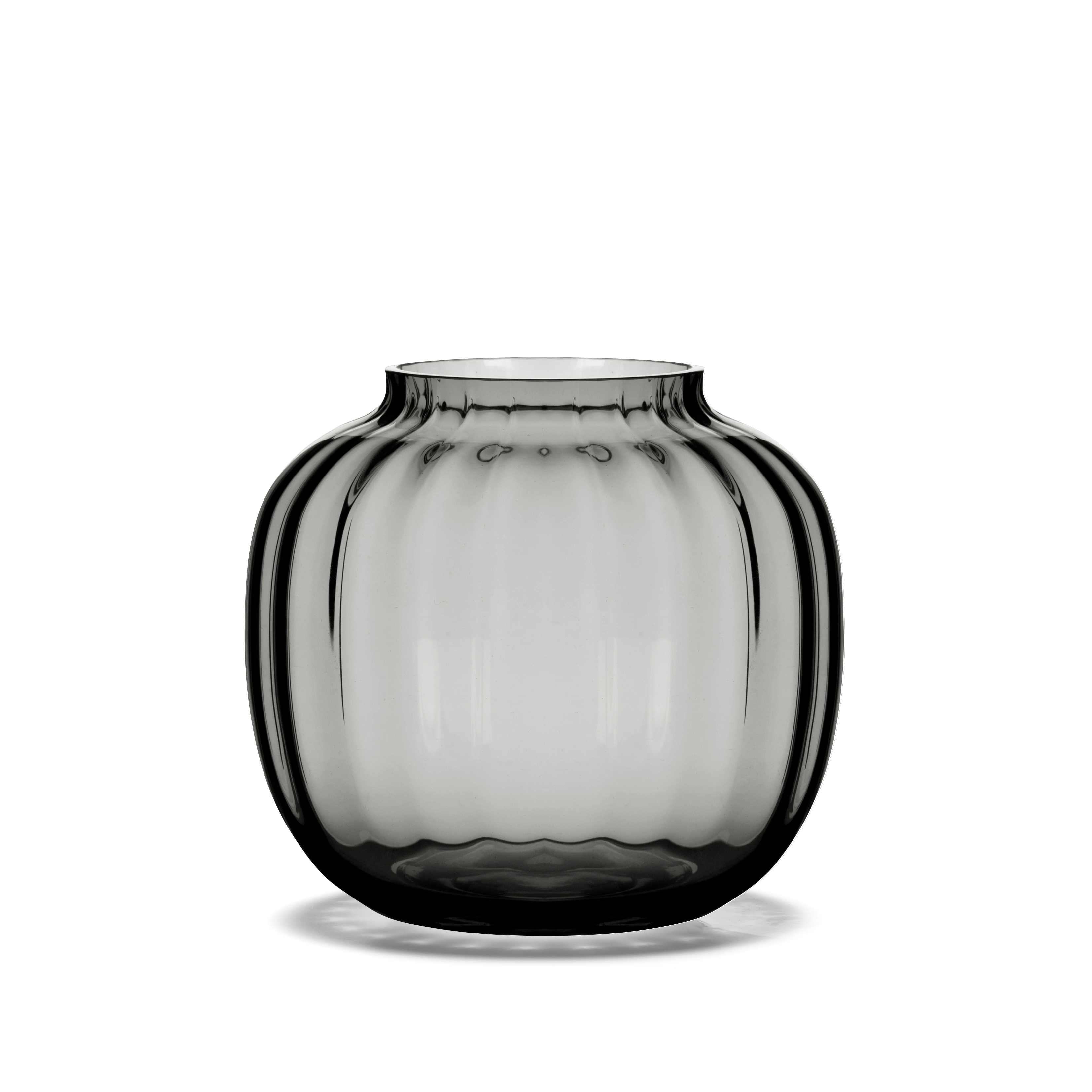 Holmegaard Vase H12.5 cm i Smoke