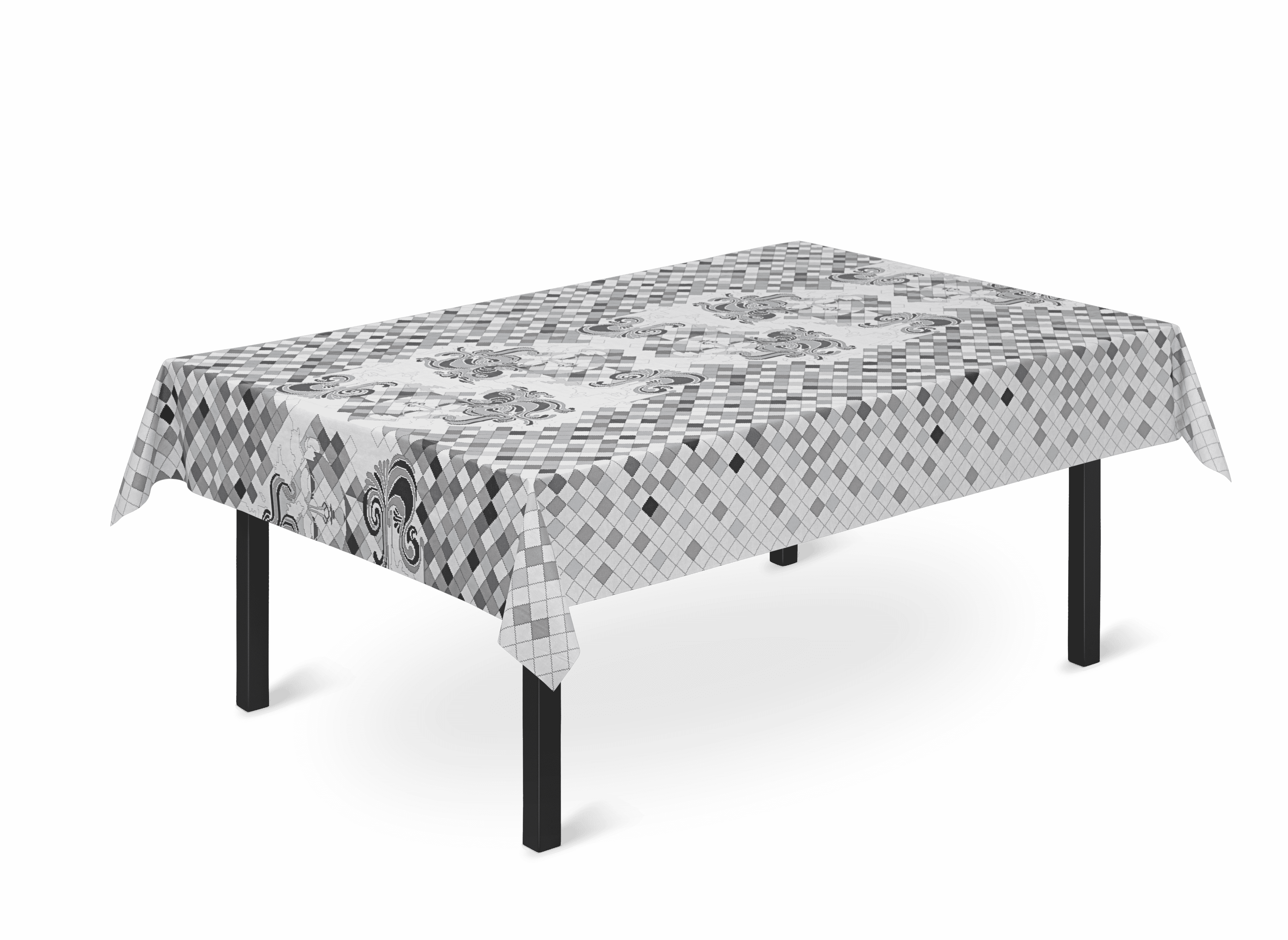 Acrylic tablecloth W140 cm
