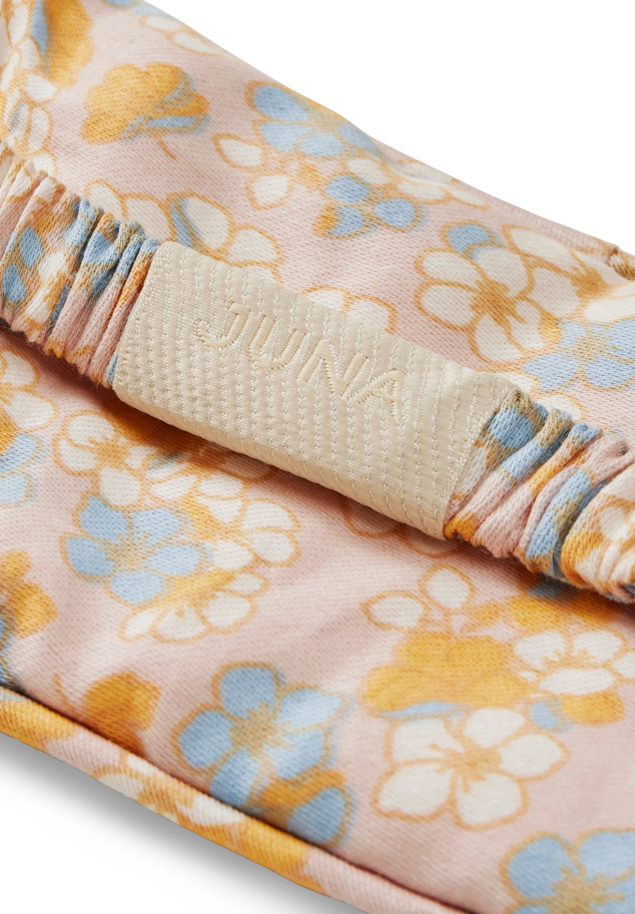 Dodo Sleeping mask from JUNA in Blue/Ochre color, made of Cotton