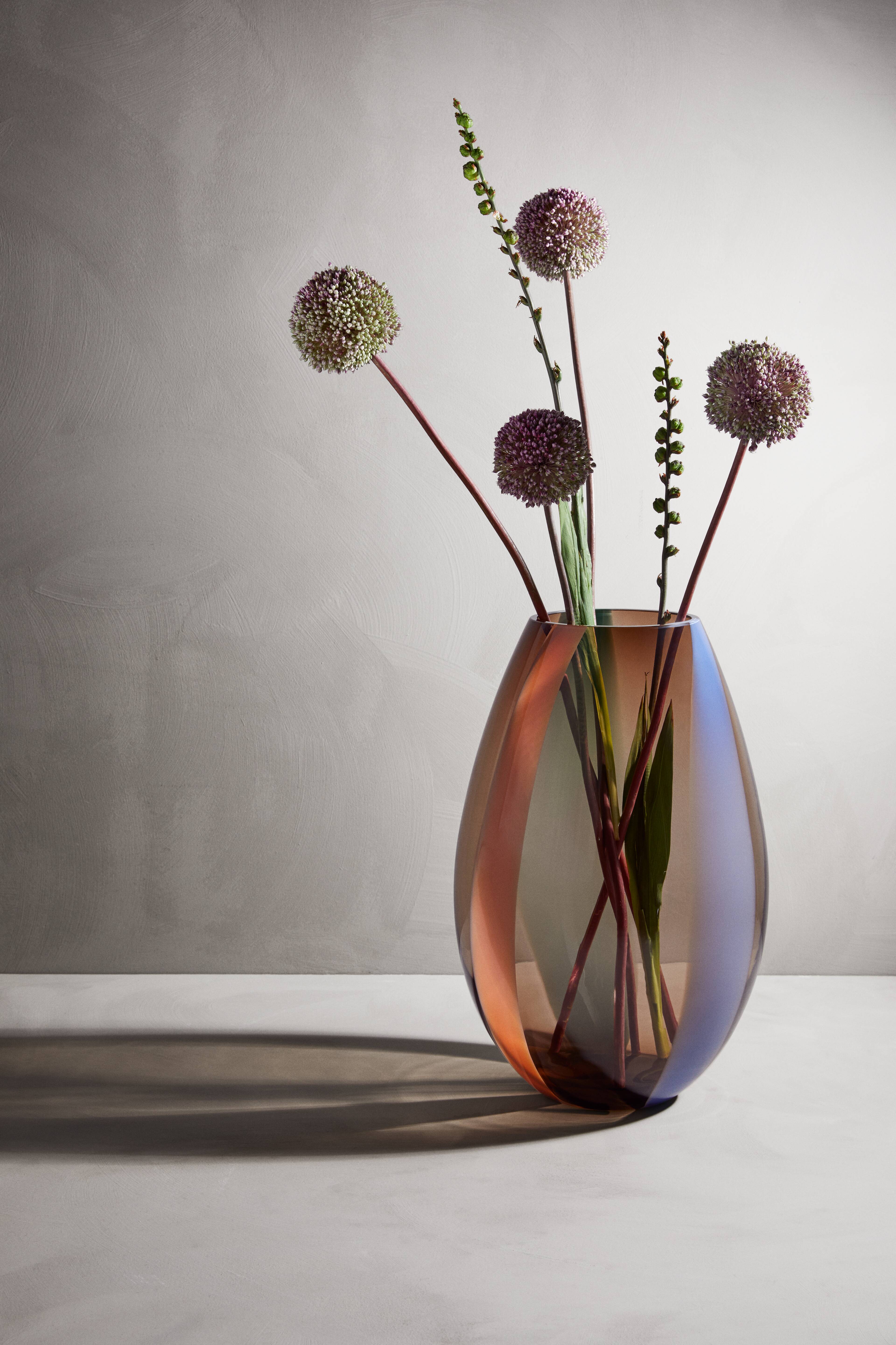  Glass vase, Cocoon, Holmegaard