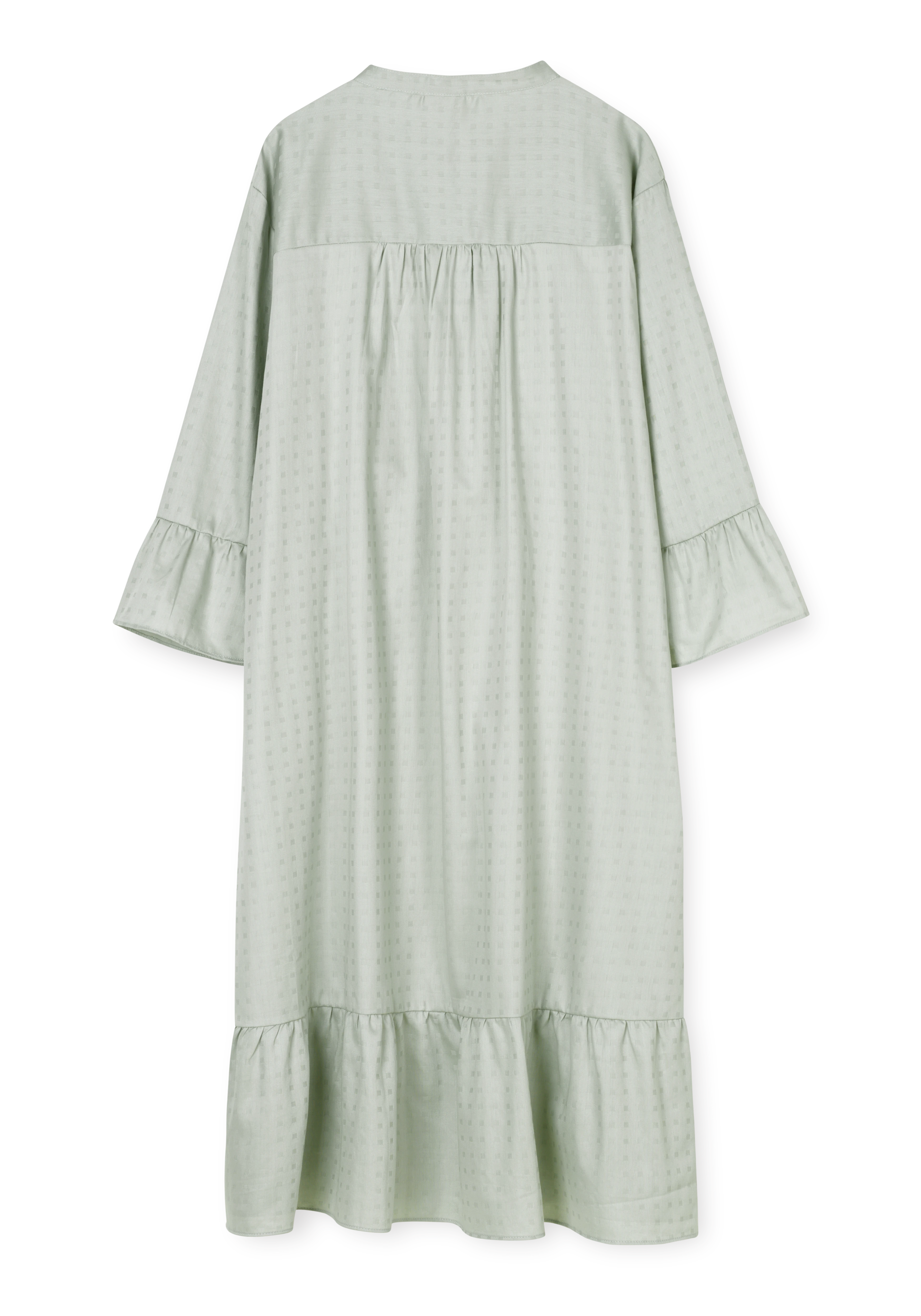 Fiona dress S/M von JUNA in der Farbe Hellgrün, hergestellt aus Baumwolle