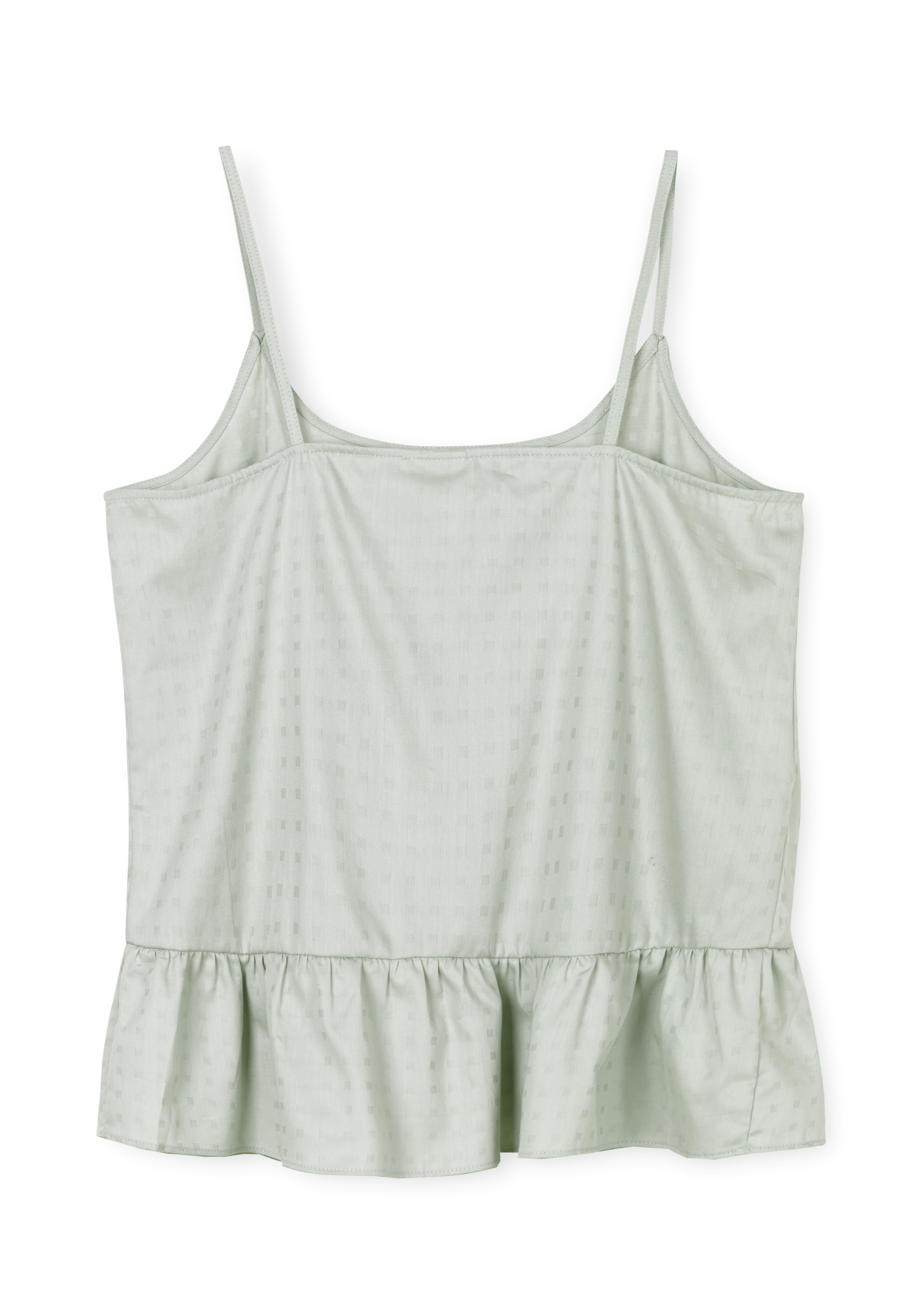 Liv chemise M/L von JUNA in der Farbe Hellgrün, hergestellt aus Baumwolle