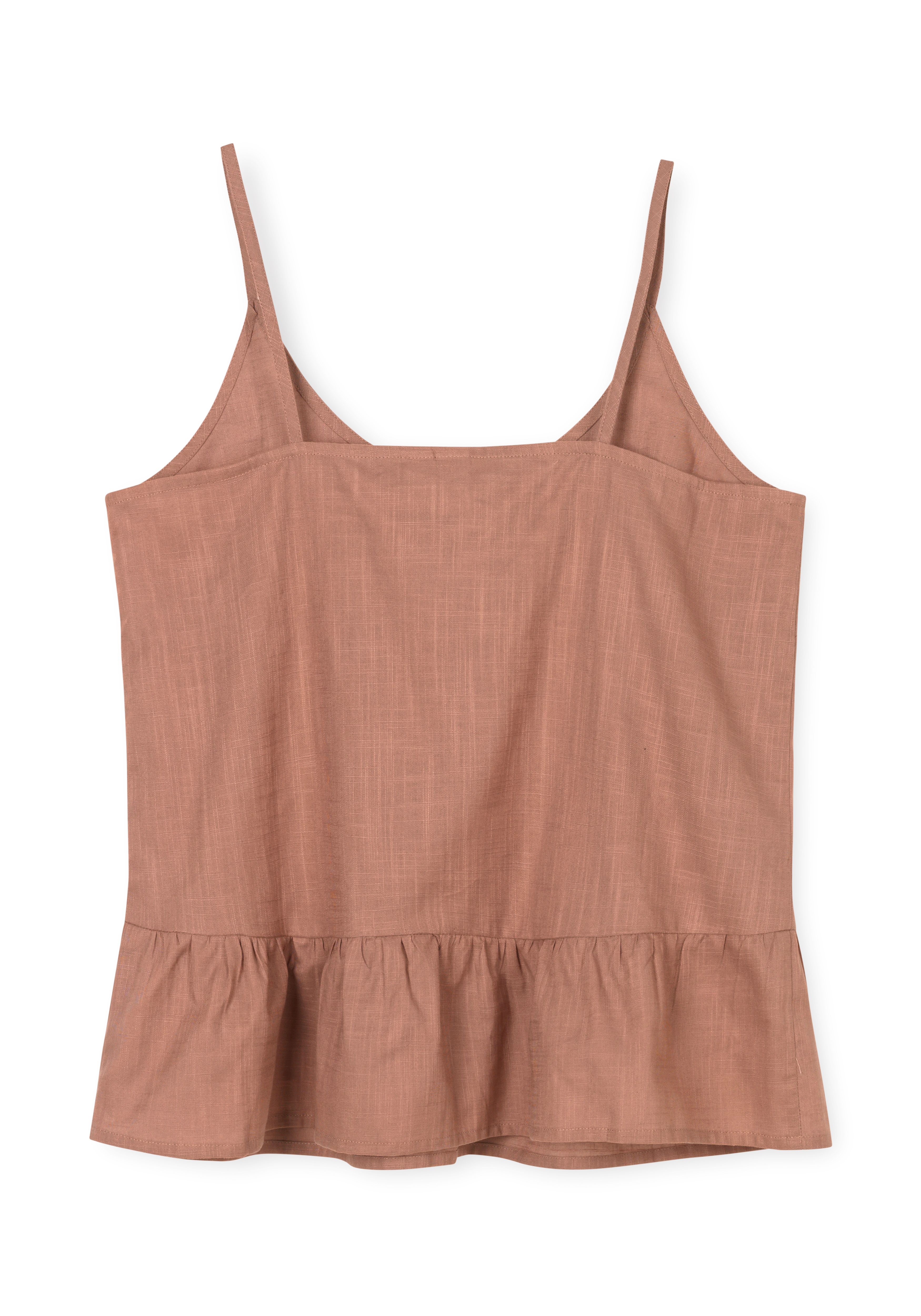 Liv chemise S/M från JUNA i färgen Damm röd, tillverkad av Bomull