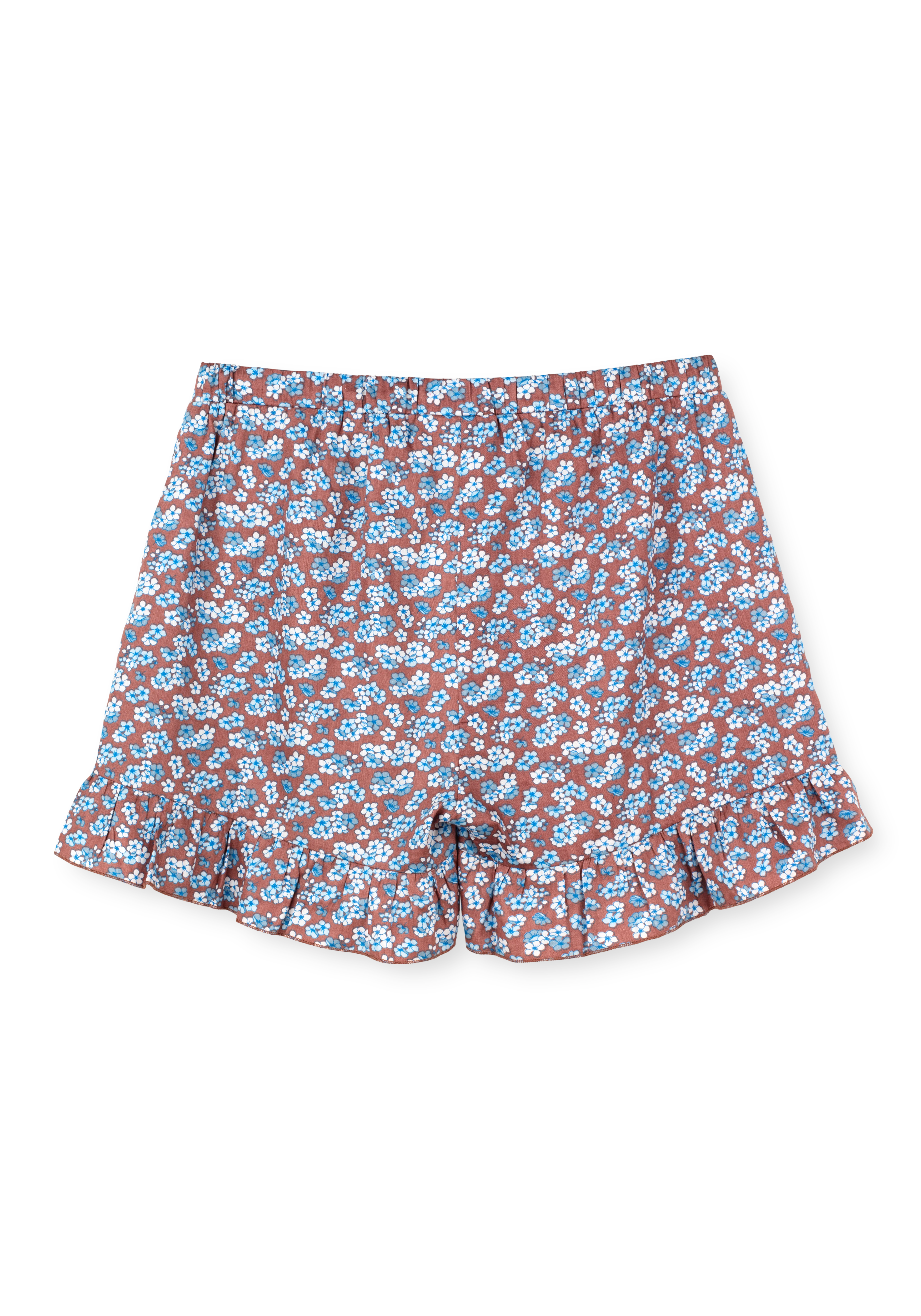 Sola shorts M/L fra JUNA i farven Støvet rød, lavet af Bomuld