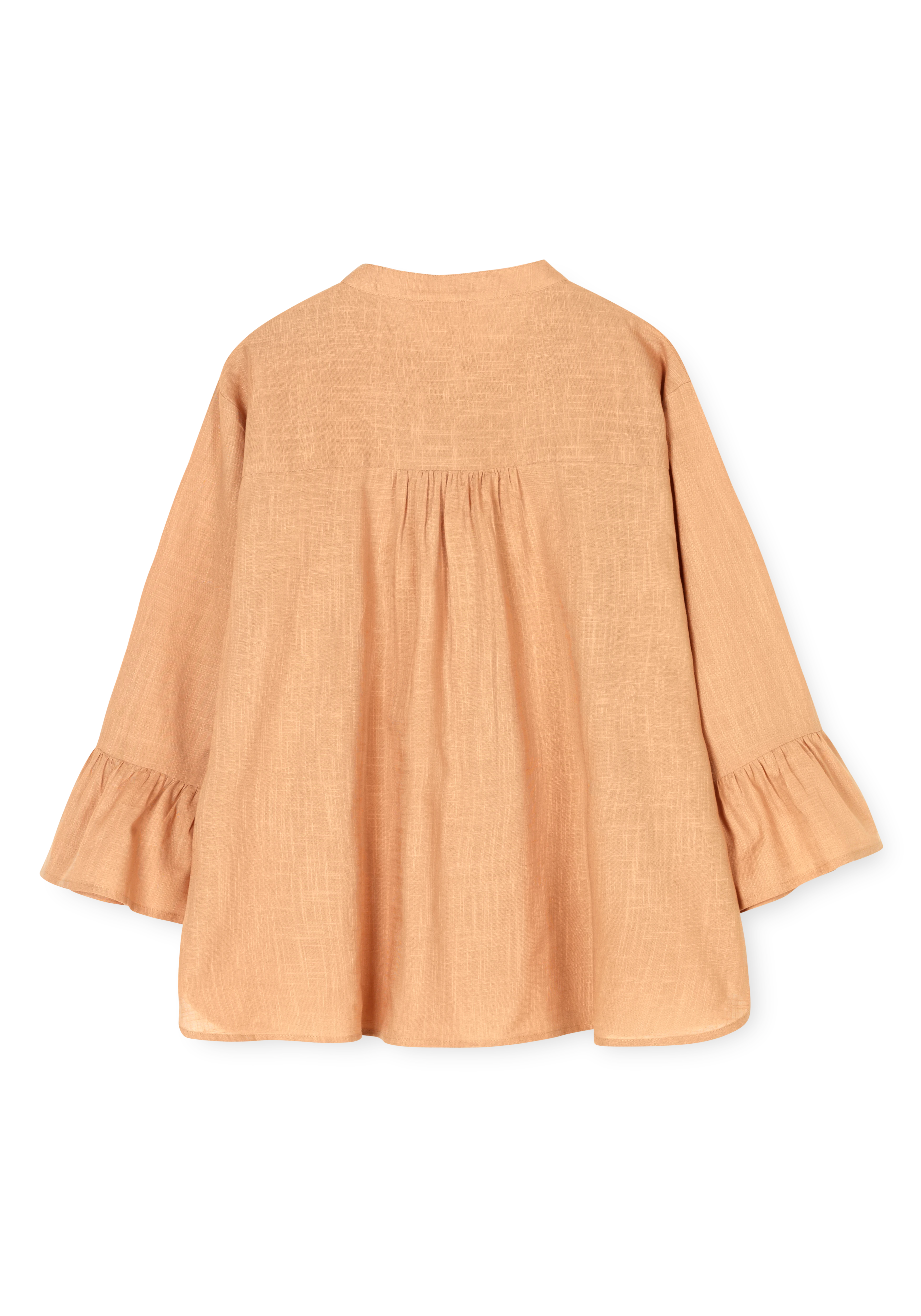 Ebba shirt S/M fra JUNA i fargen Oker, laget av Bomull