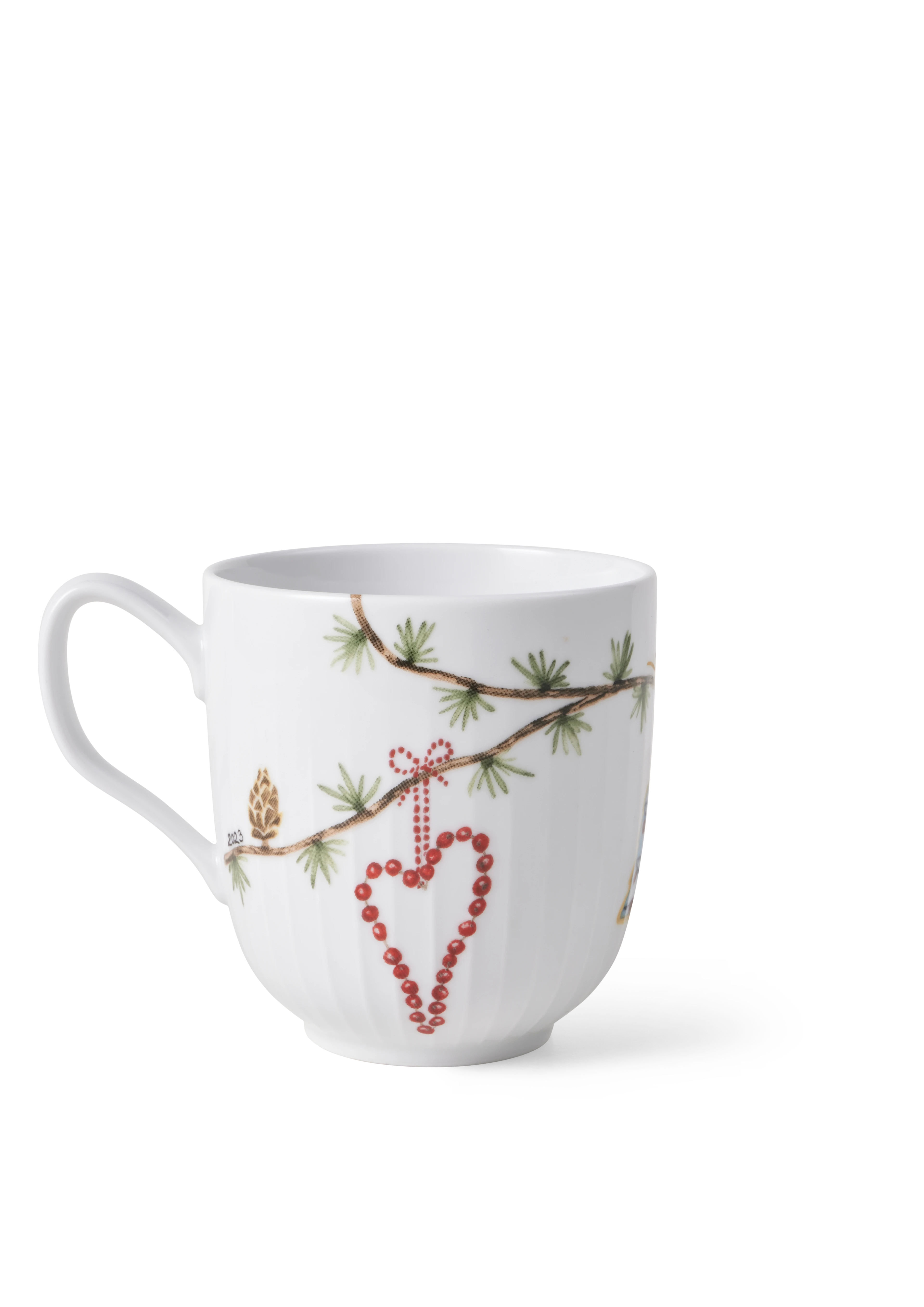Mugg 2023 33 cl från Kähler i färgen Vit m. deko, tillverkad av Keramik