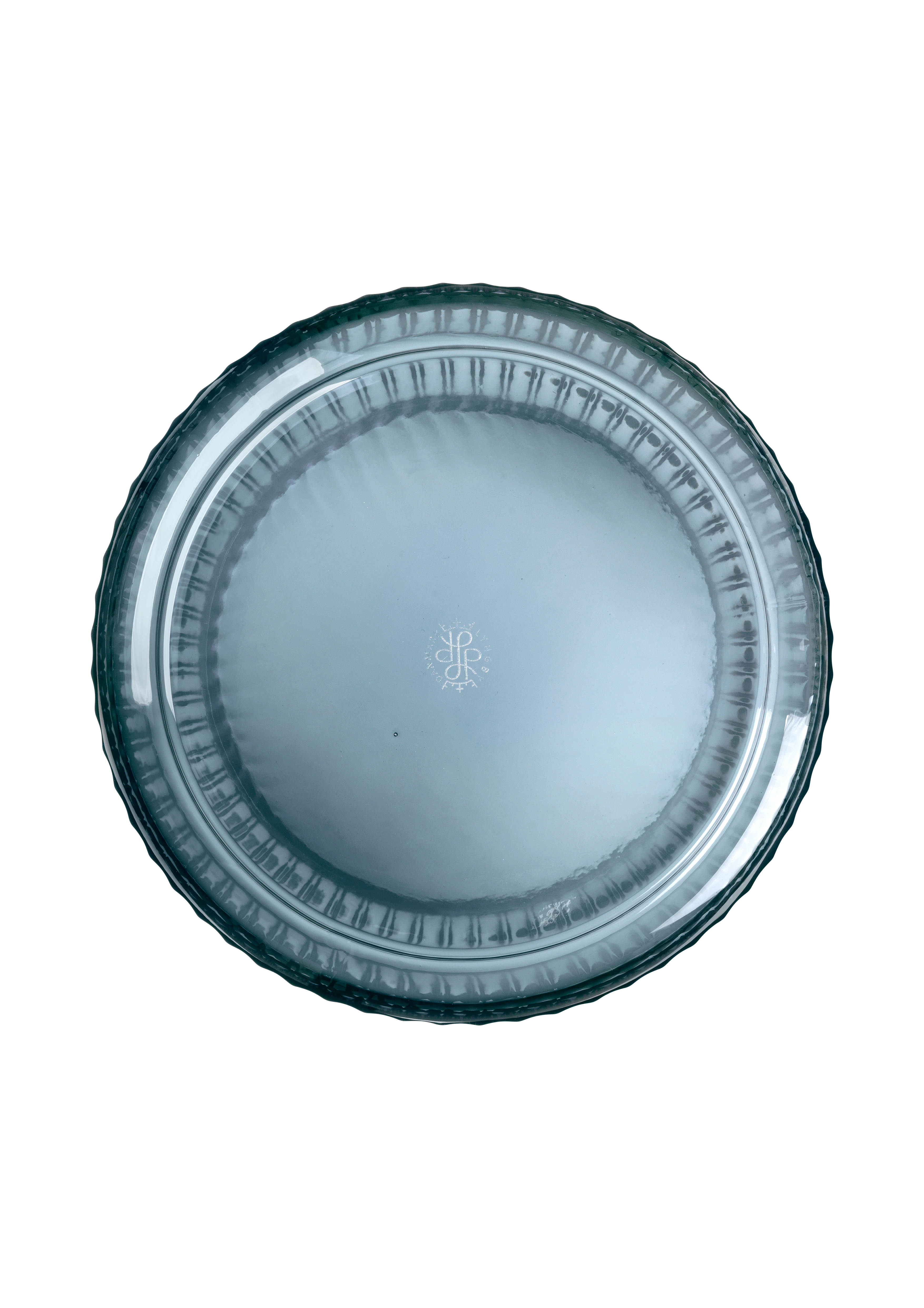 Vas H38 cm från Lyngby Porcelæn i färgen Midnight blue, tillverkad av Glas