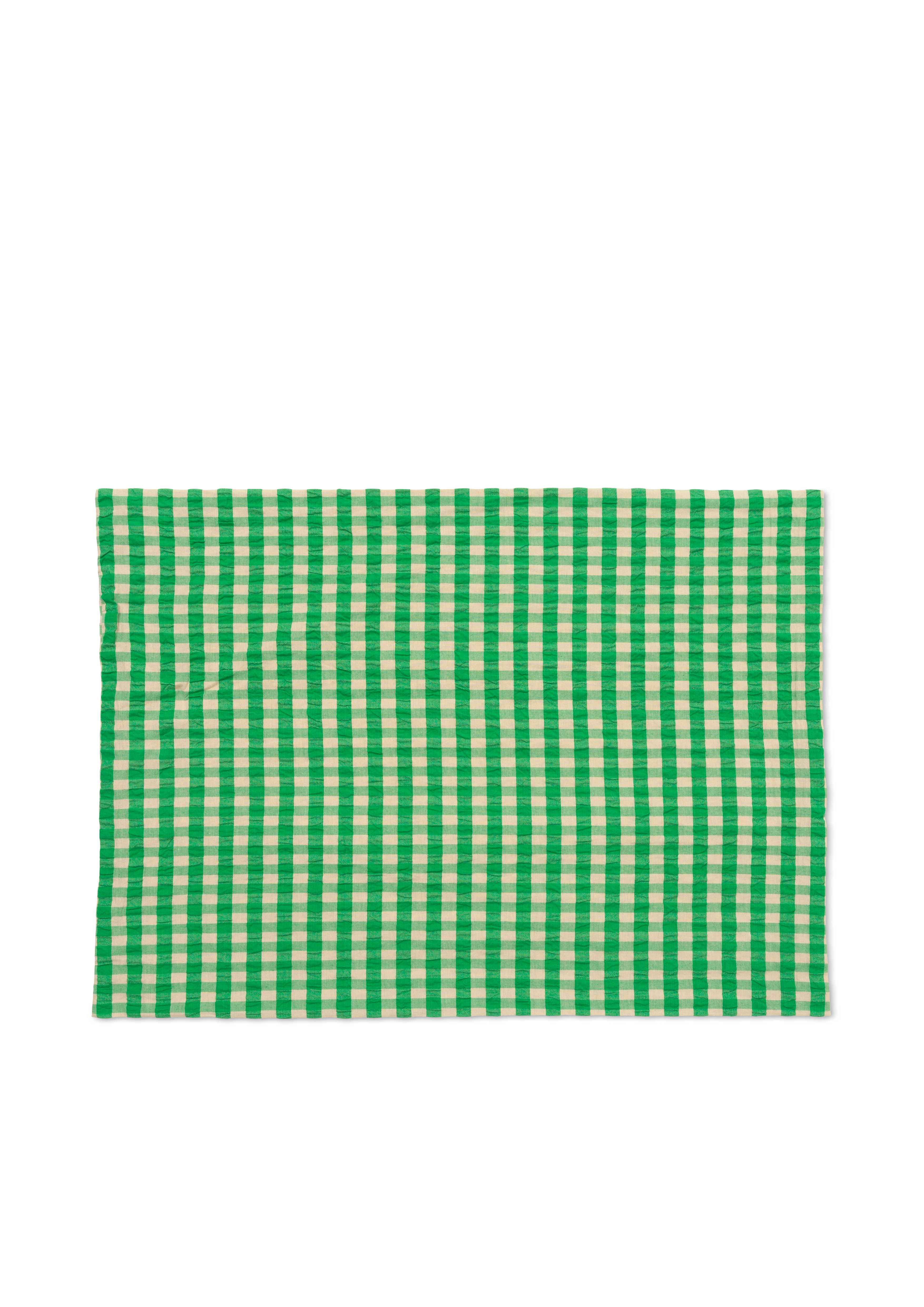 Putetrekk 70x50 cm fra JUNA i fargen Grønn/Sand, laget av Bomull