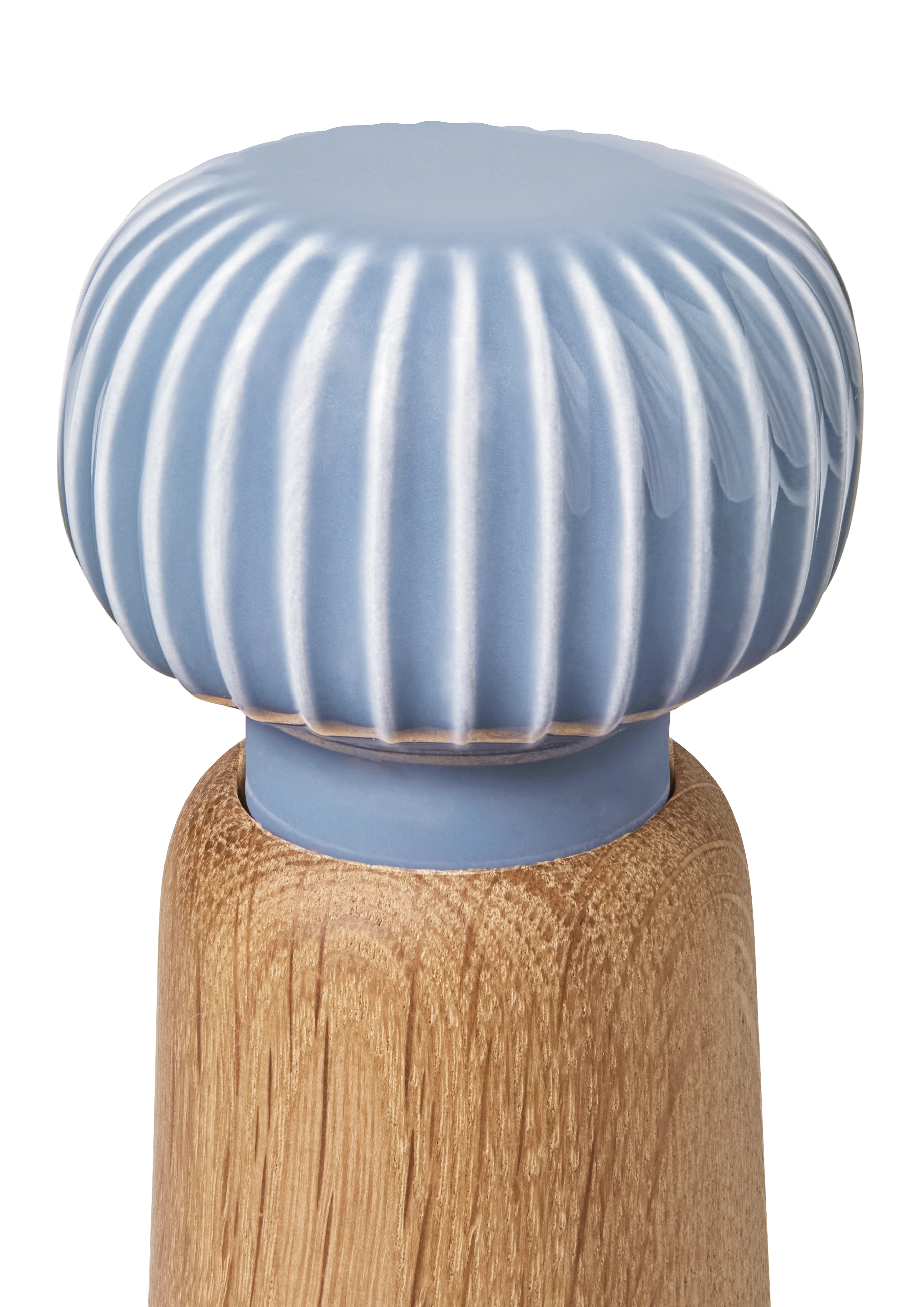 Mühle H14 cm von Kähler in der Farbe Hellblau, hergestellt aus Keramik