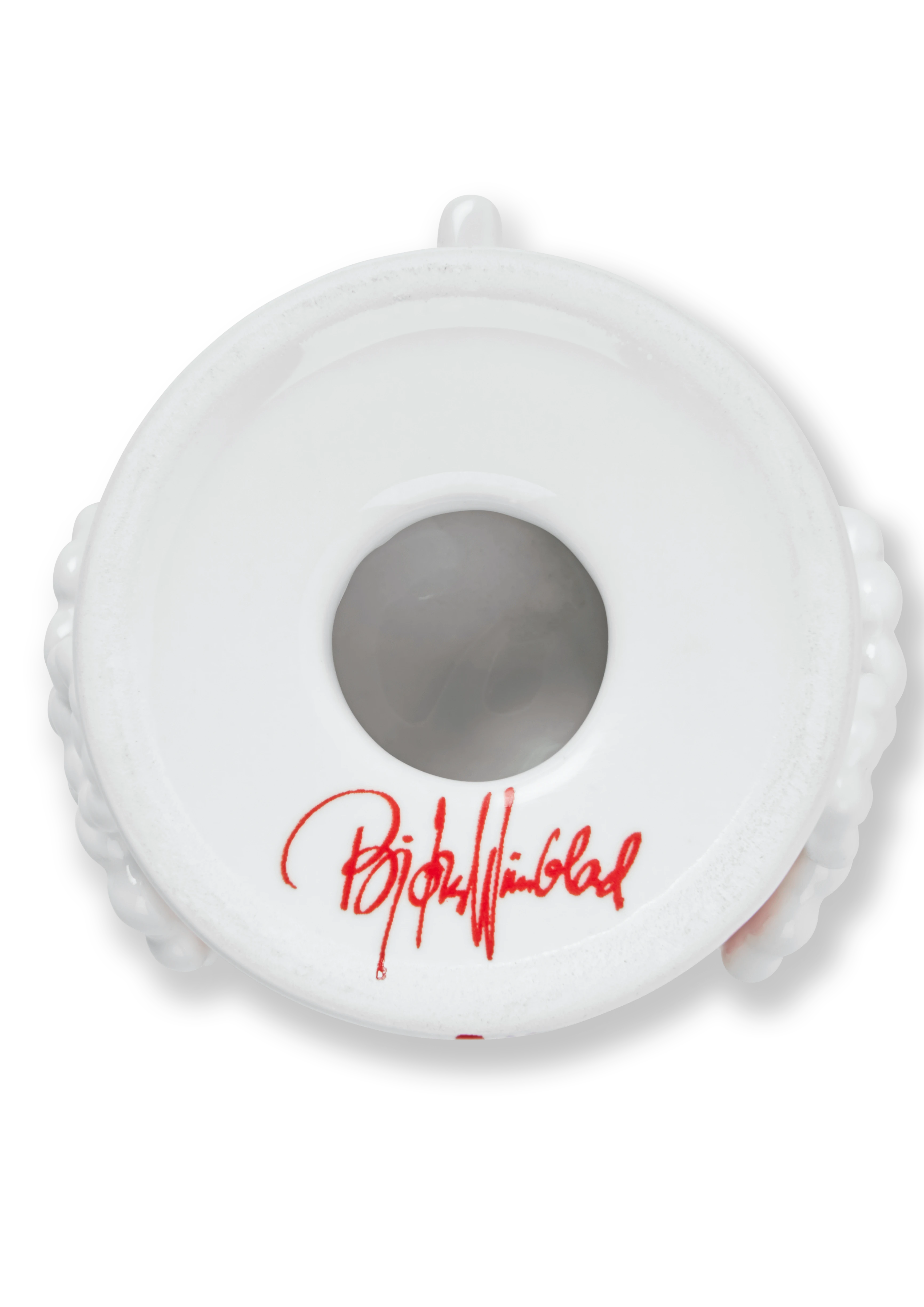 Lysestake H9.5 cm fra Bjørn Wiinblad i fargen Lavendel, laget av Keramikk