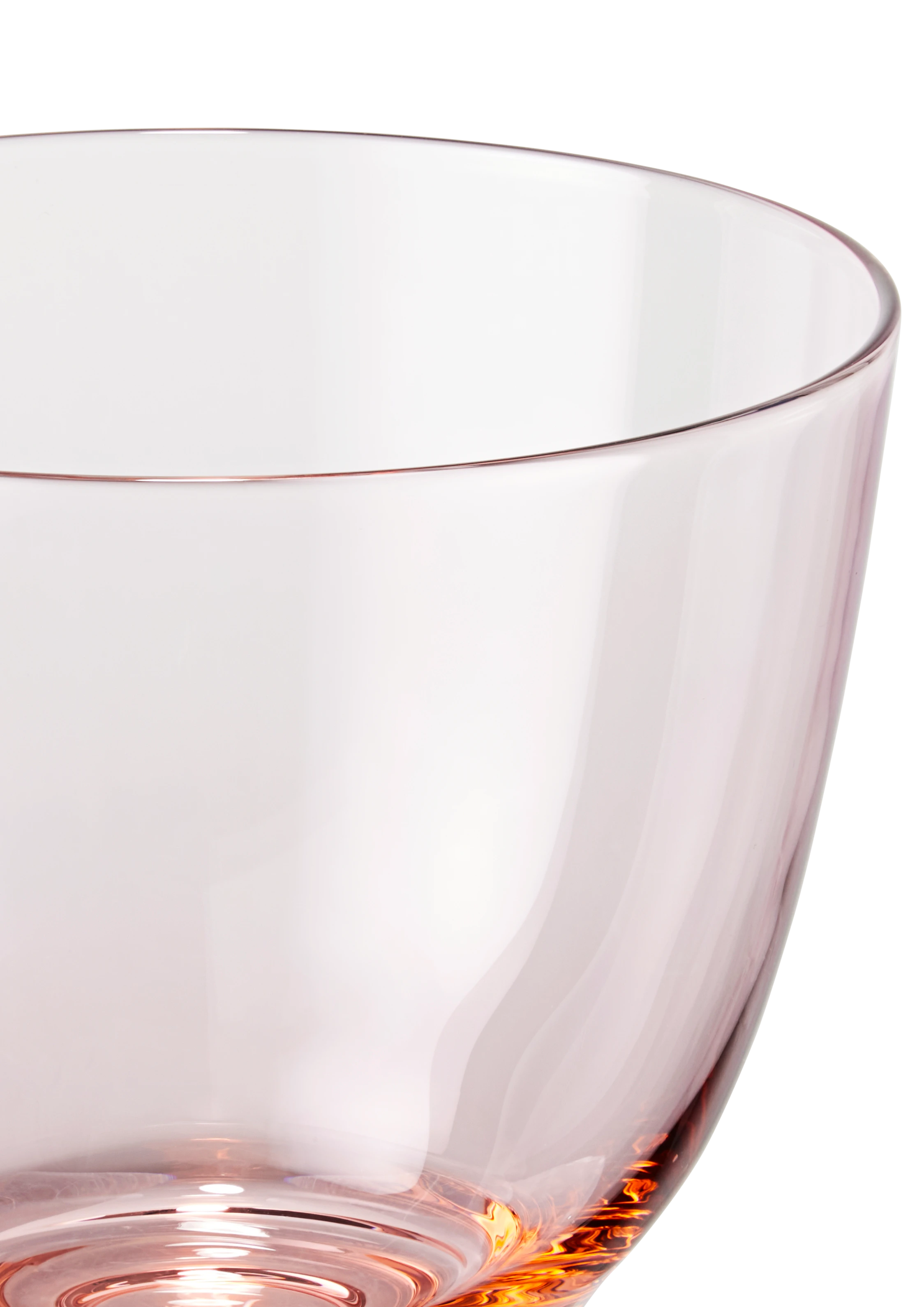 Vandglas 35 cl fra Holmegaard i farven Champagne, lavet af Glas