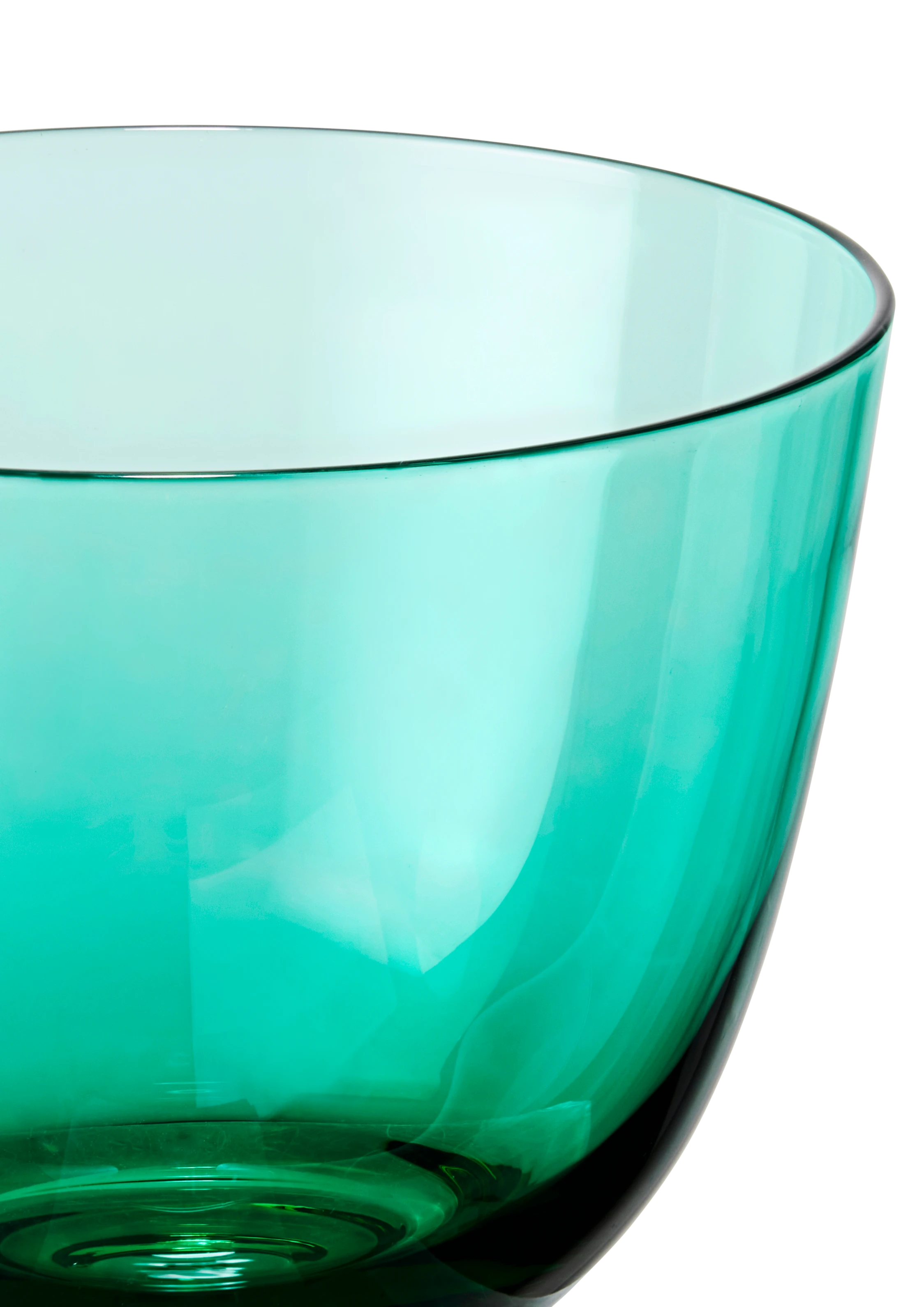 Tumbler 35 cl from Holmegaard in Emerald green color, made of Glass