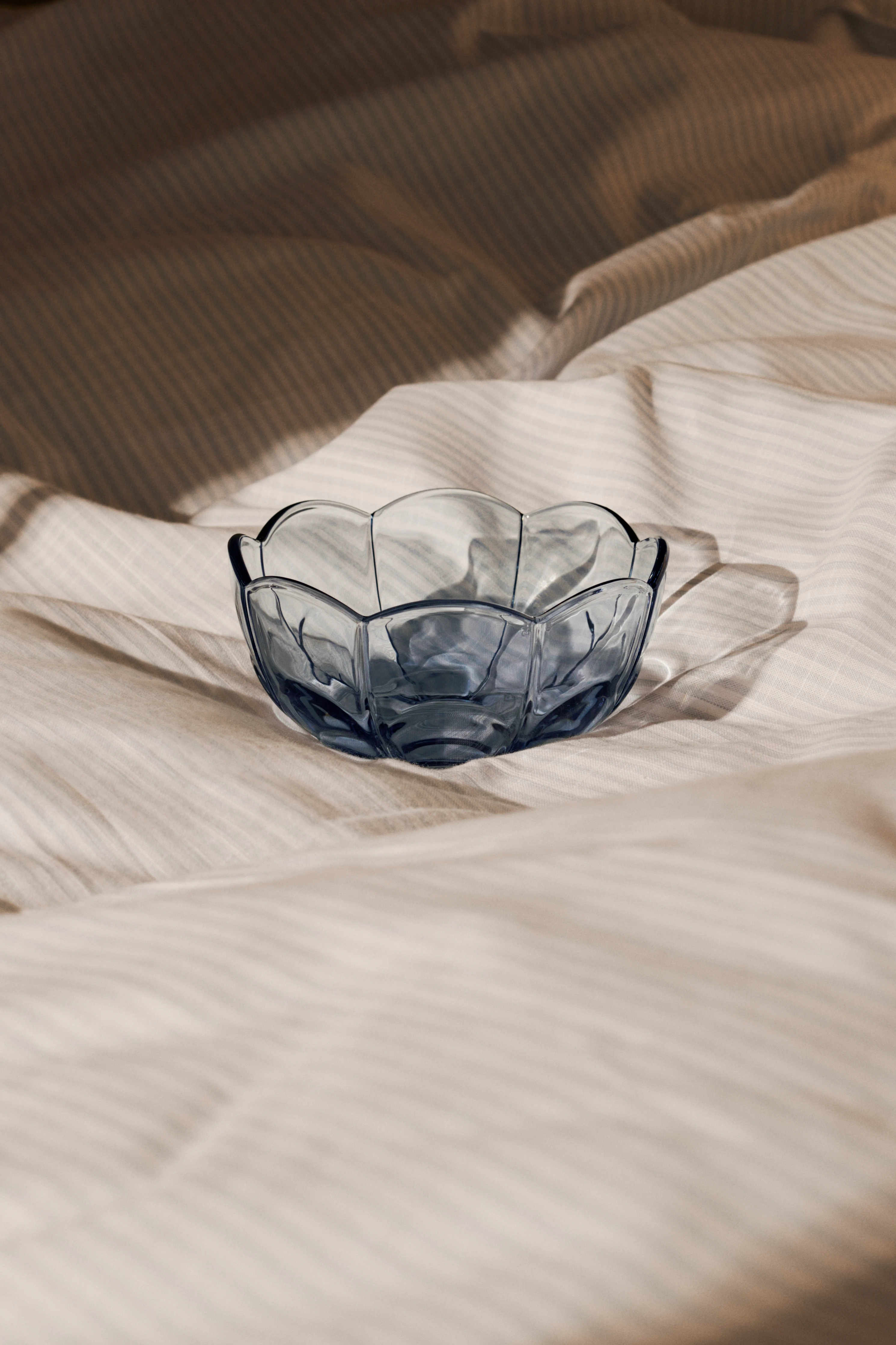 Bowl Ø13 cm 2 pcs. from Holmegaard in Blue Iris color, made of Glass