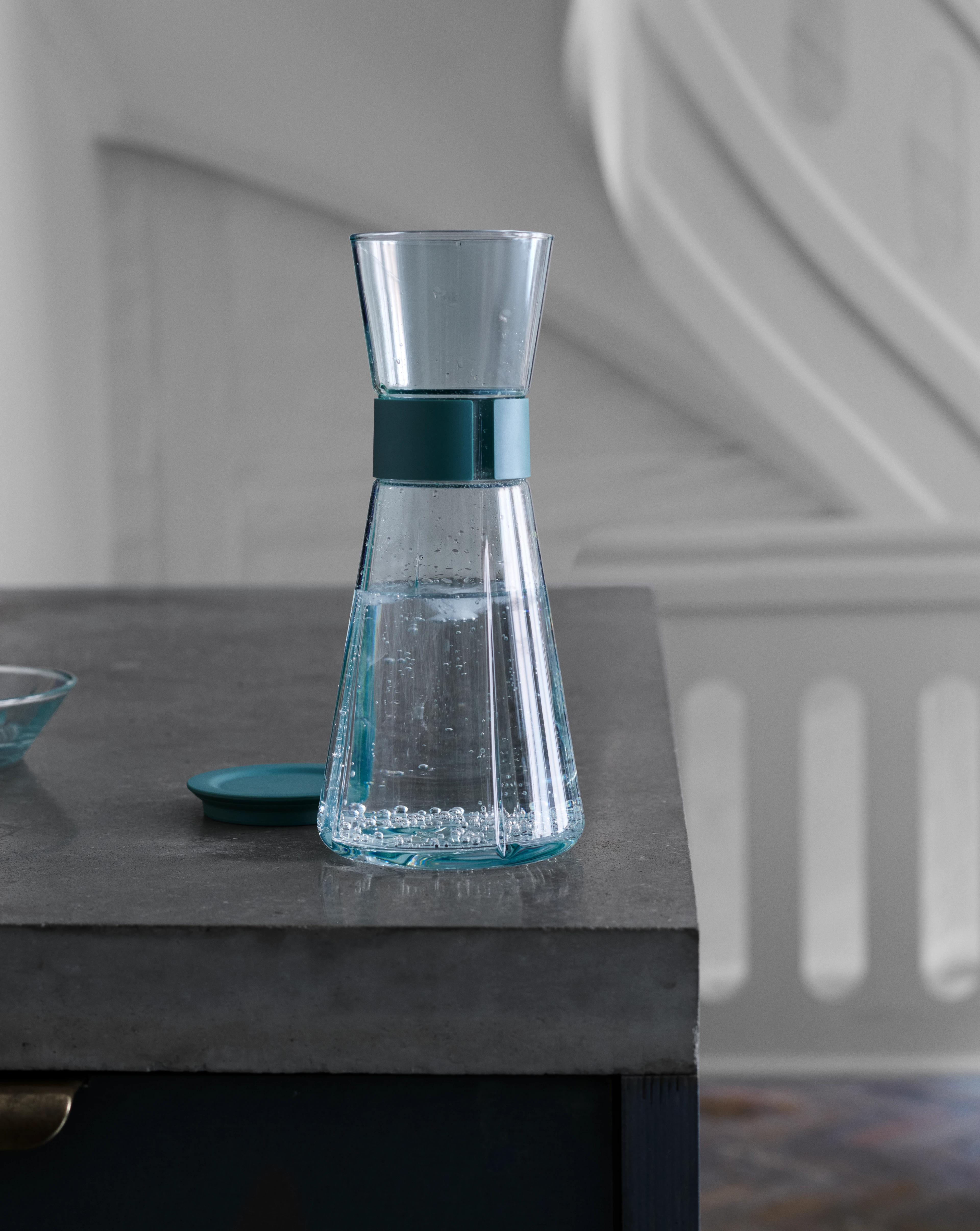 Vannkaraffel 84 cl fra Rosendahl i fargen Klart grønt, laget av Glass