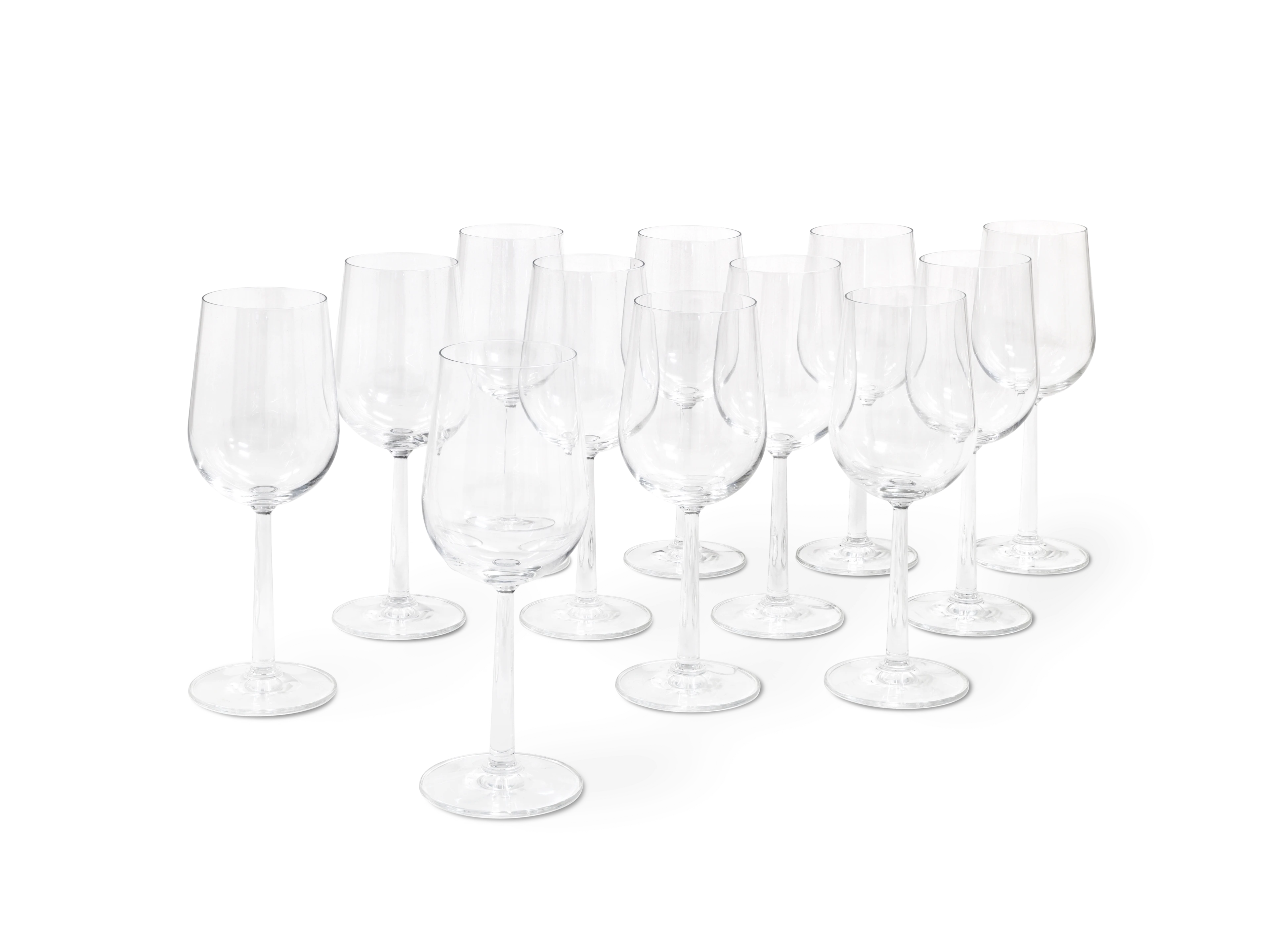 Rødvinsglass 45 cl 12 stk. fra Rosendahl i fargen Klar, laget av Glass