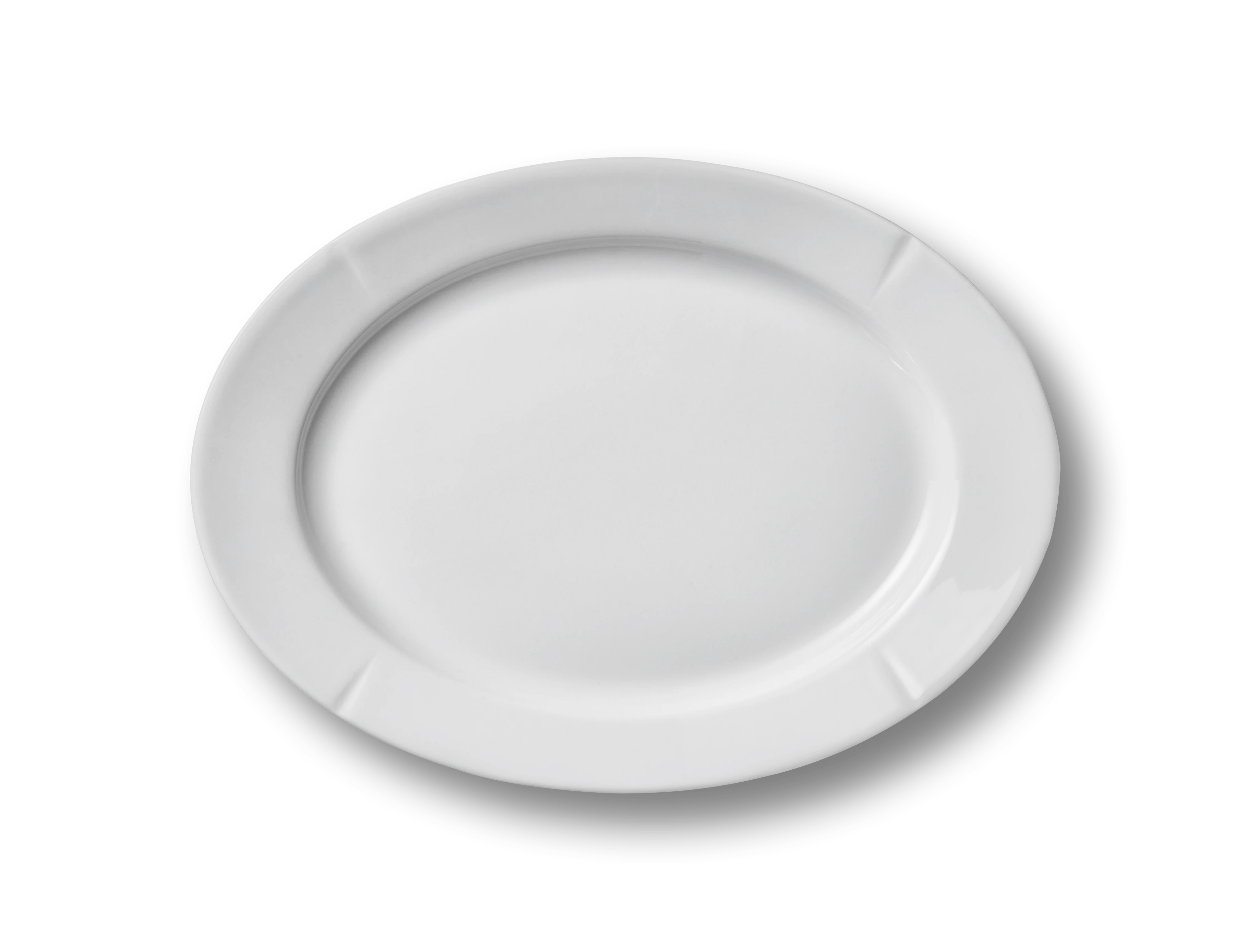 Oval plate 17.5x23.5 cm from Rosendahl in White color, made of Ceramics