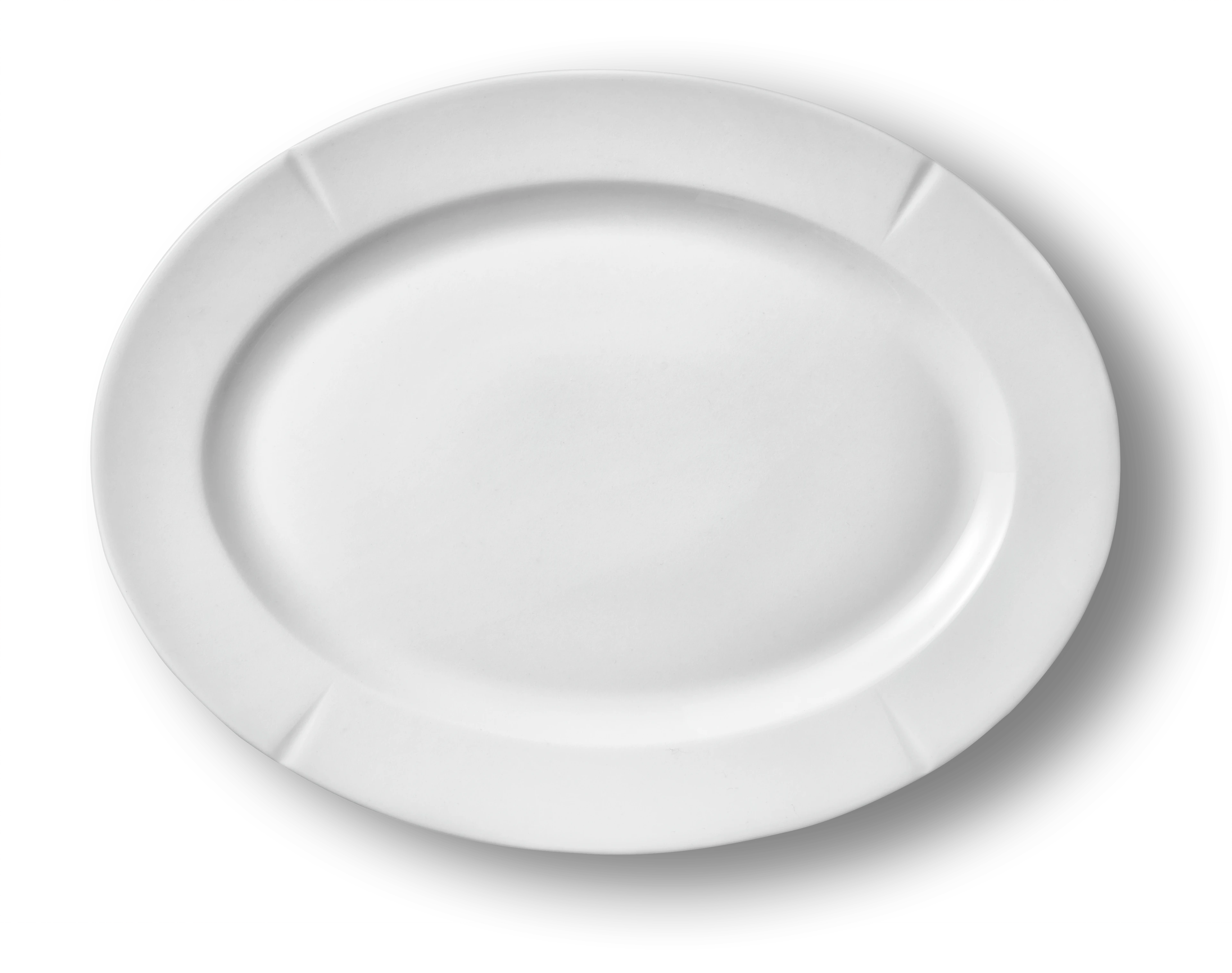 Oval plate 30x23 cm from Rosendahl in White color, made of Ceramics