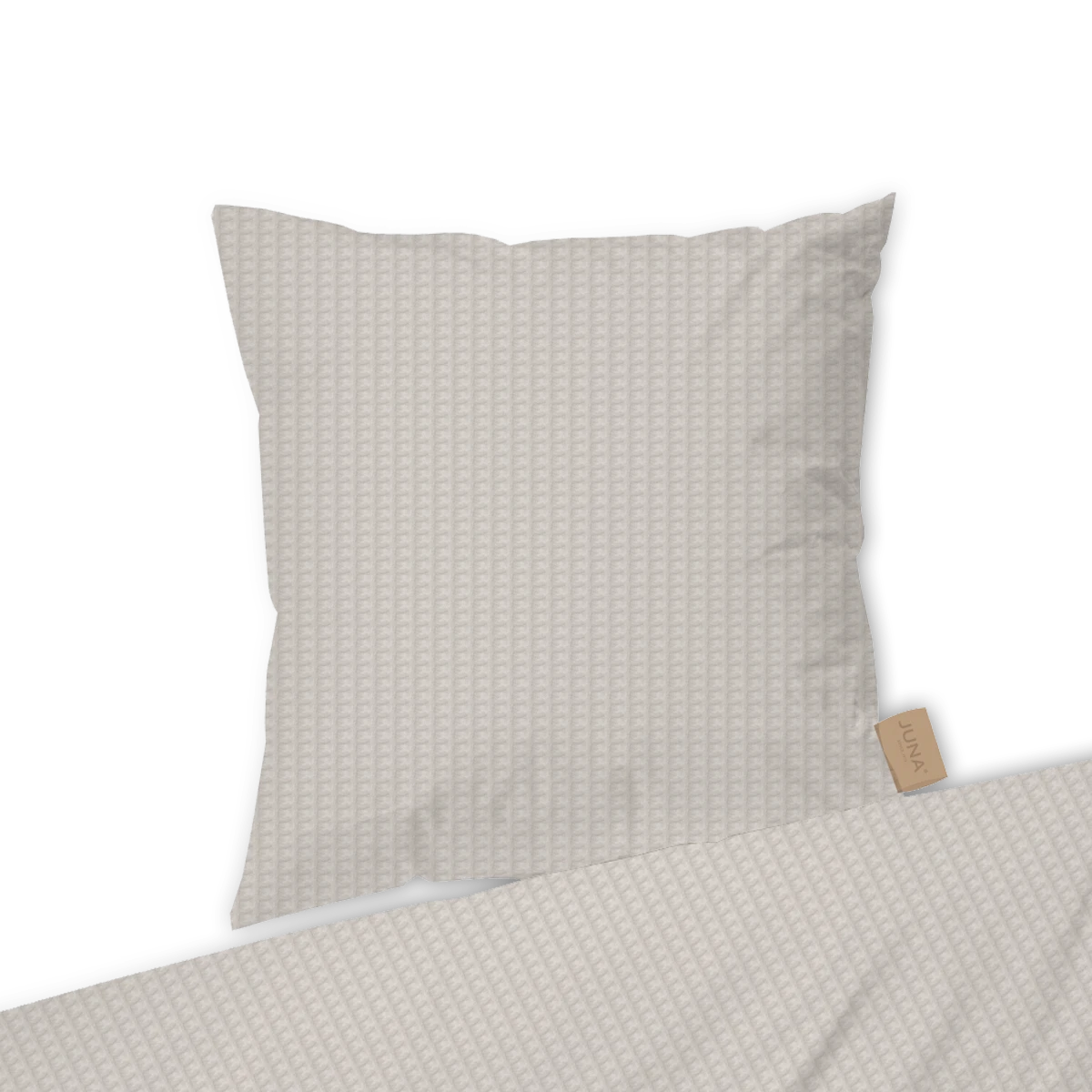 Pillowcase 70x50 cm from JUNA in Sand color, made of Cotton