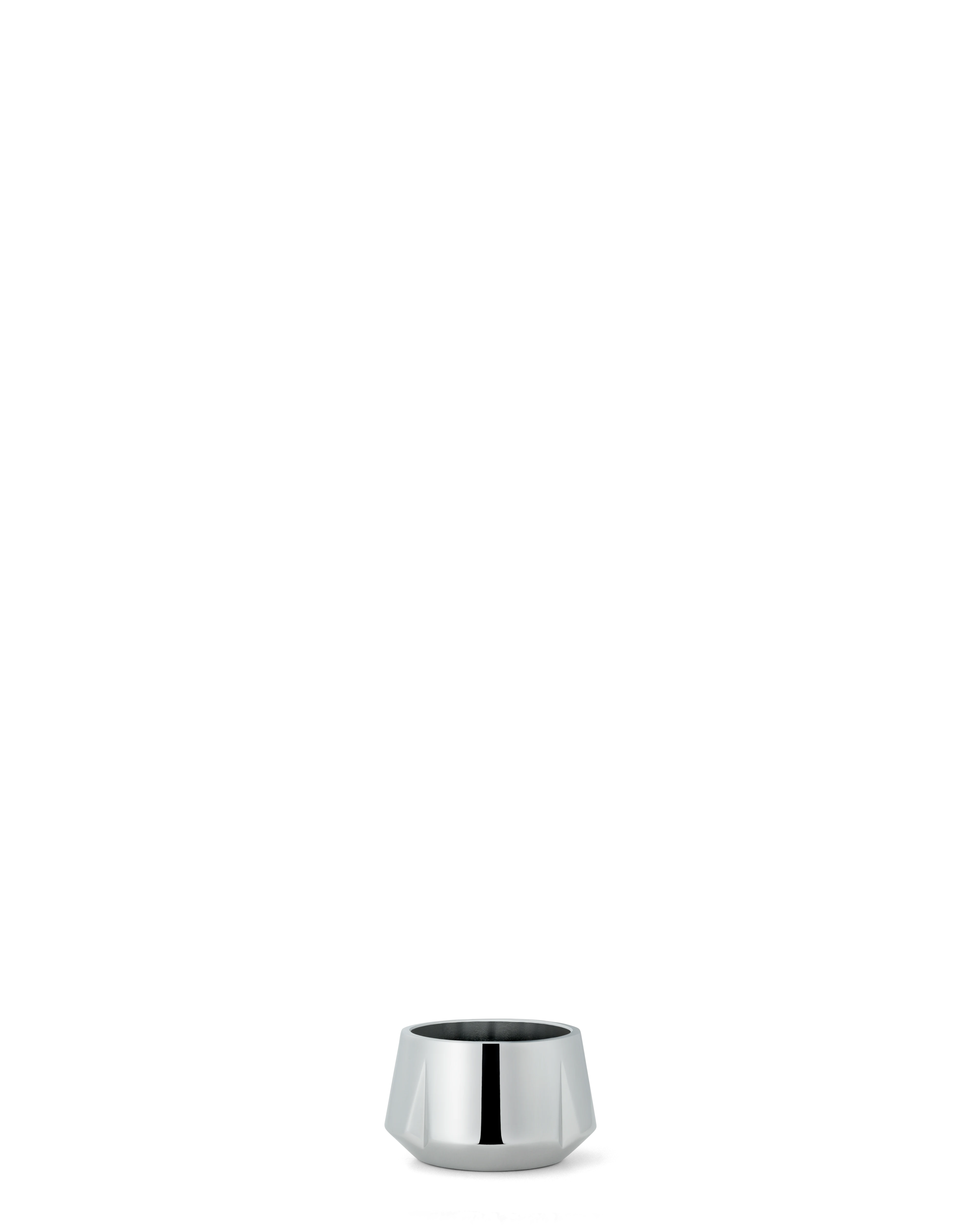 Tealight holder Ø5.6 cm from Rosendahl in Chrome color, made of Metal