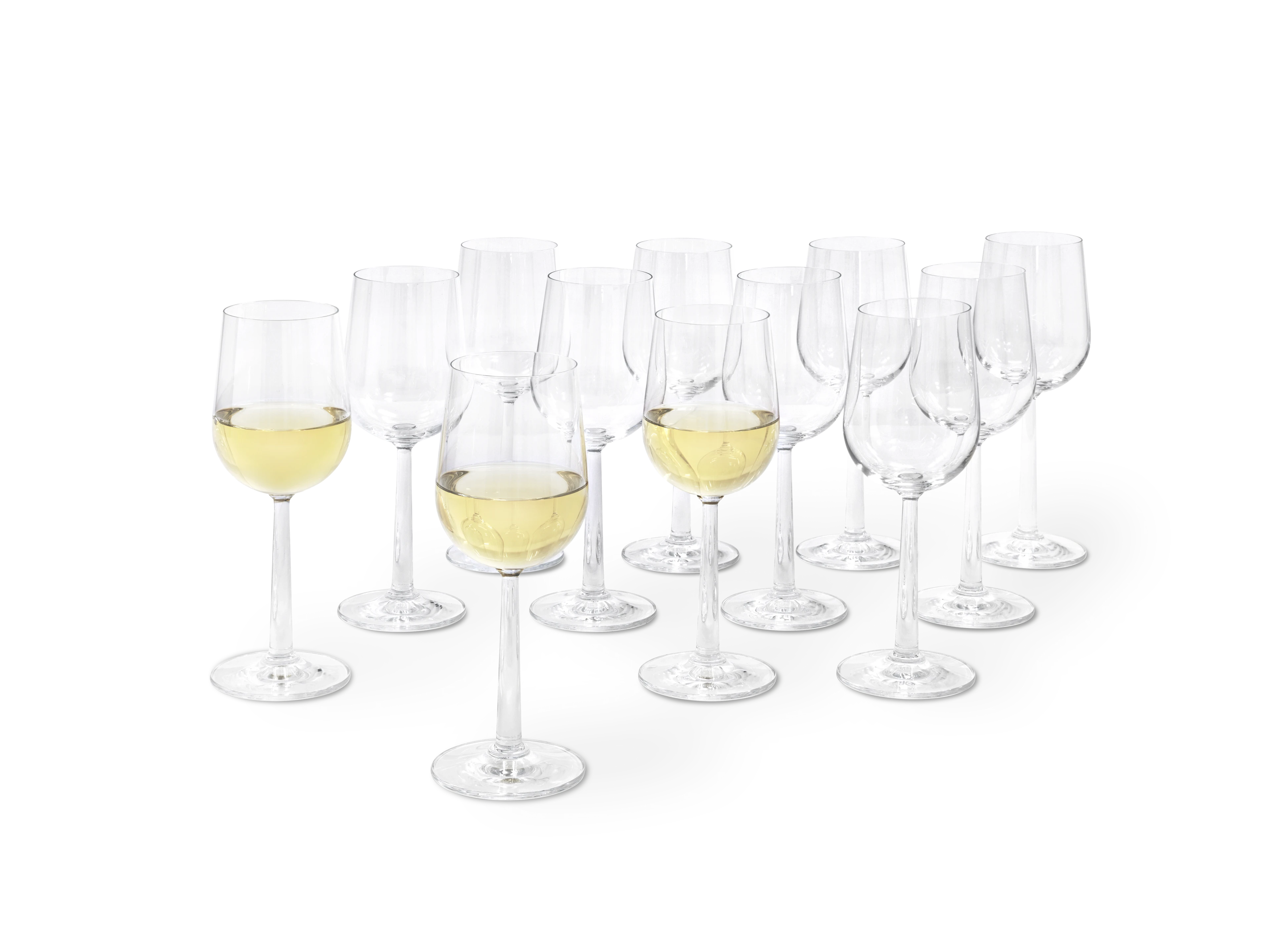 Hvidvinsglas 32 cl 12 stk. fra Rosendahl i farven Klar, lavet af Glas