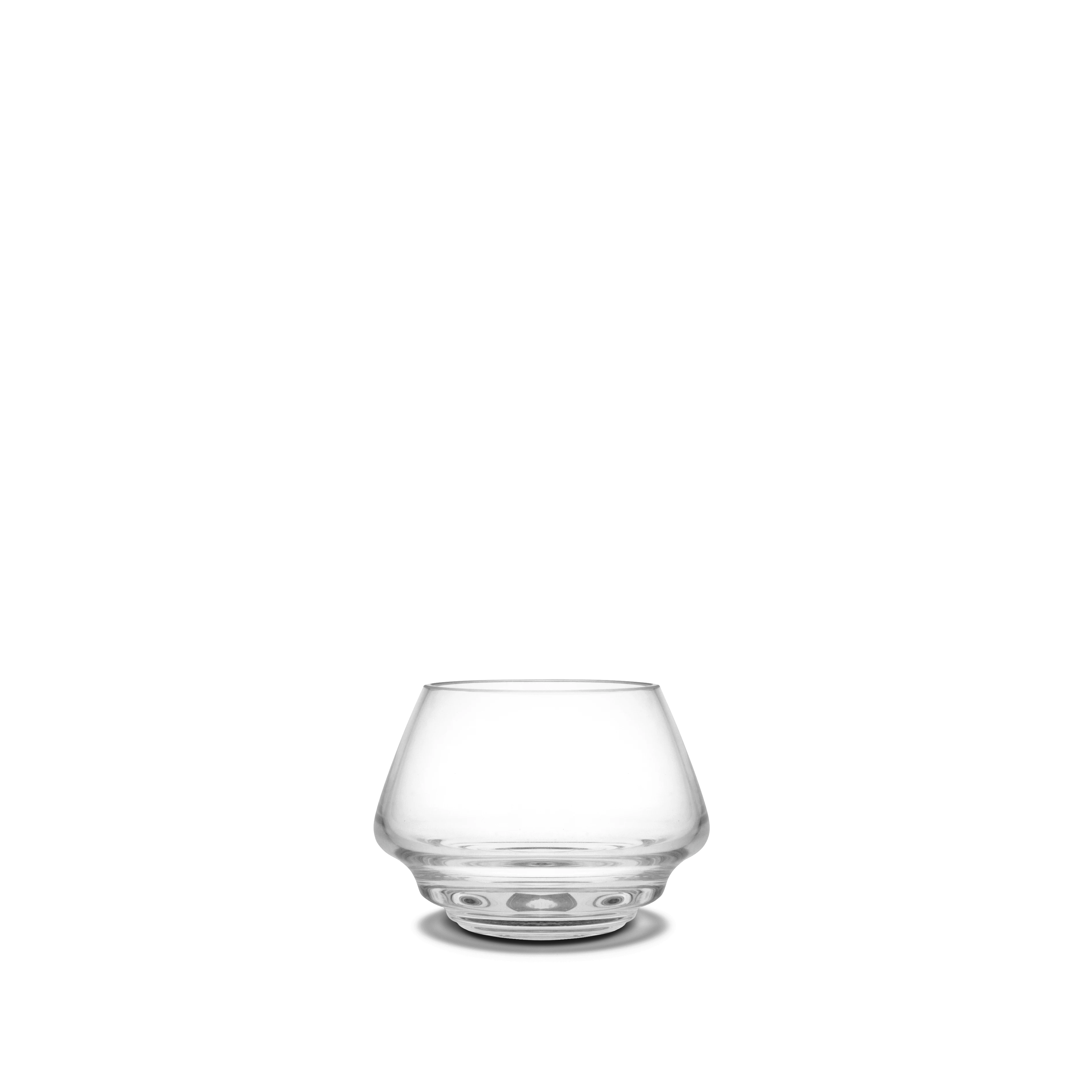 Tealight holder Ø10 cm from Holmegaard in Clear color, made of Glass