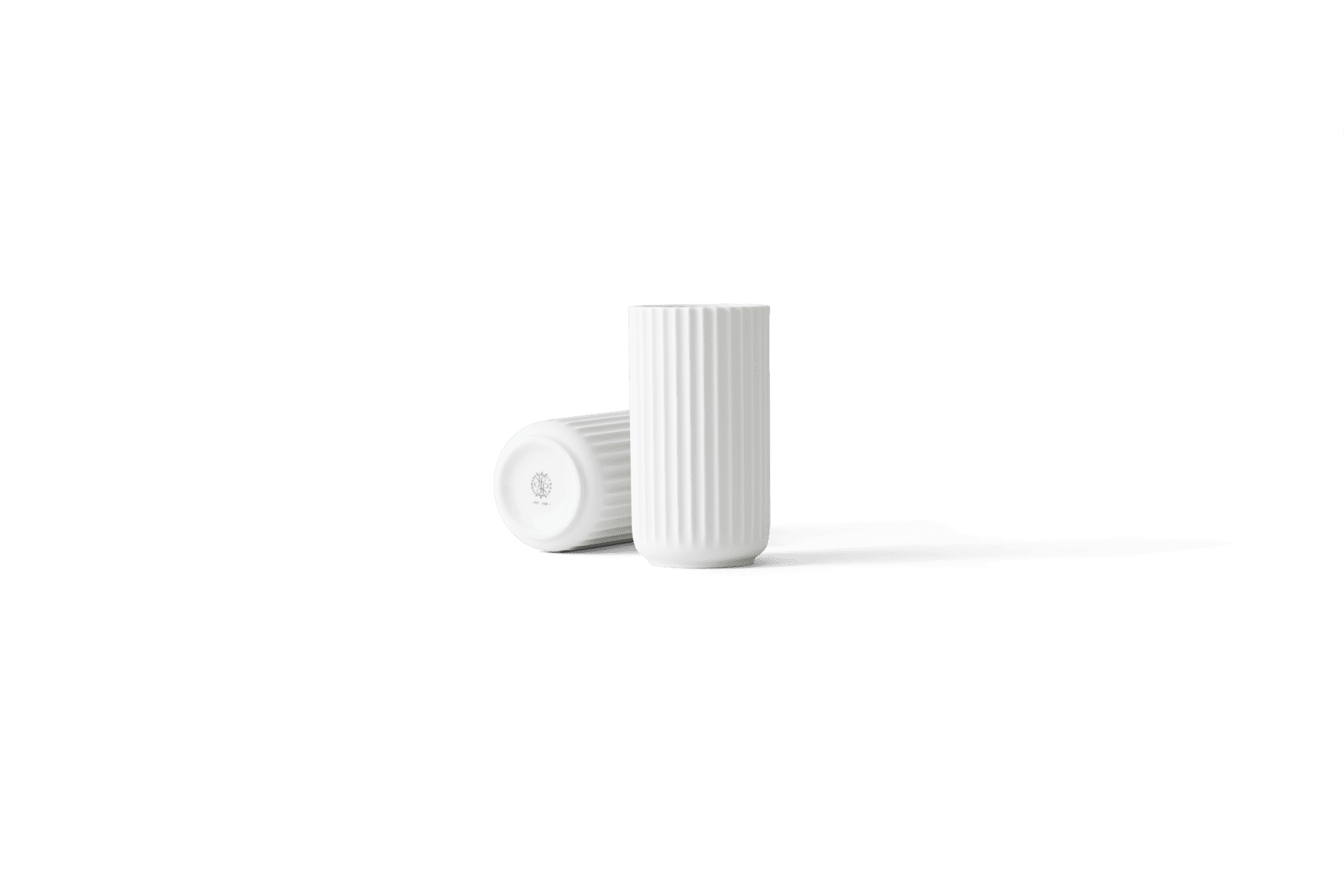 Lyngby Porcelæn Lyngby Vase H15.5 hvid porcelæn | Køb her