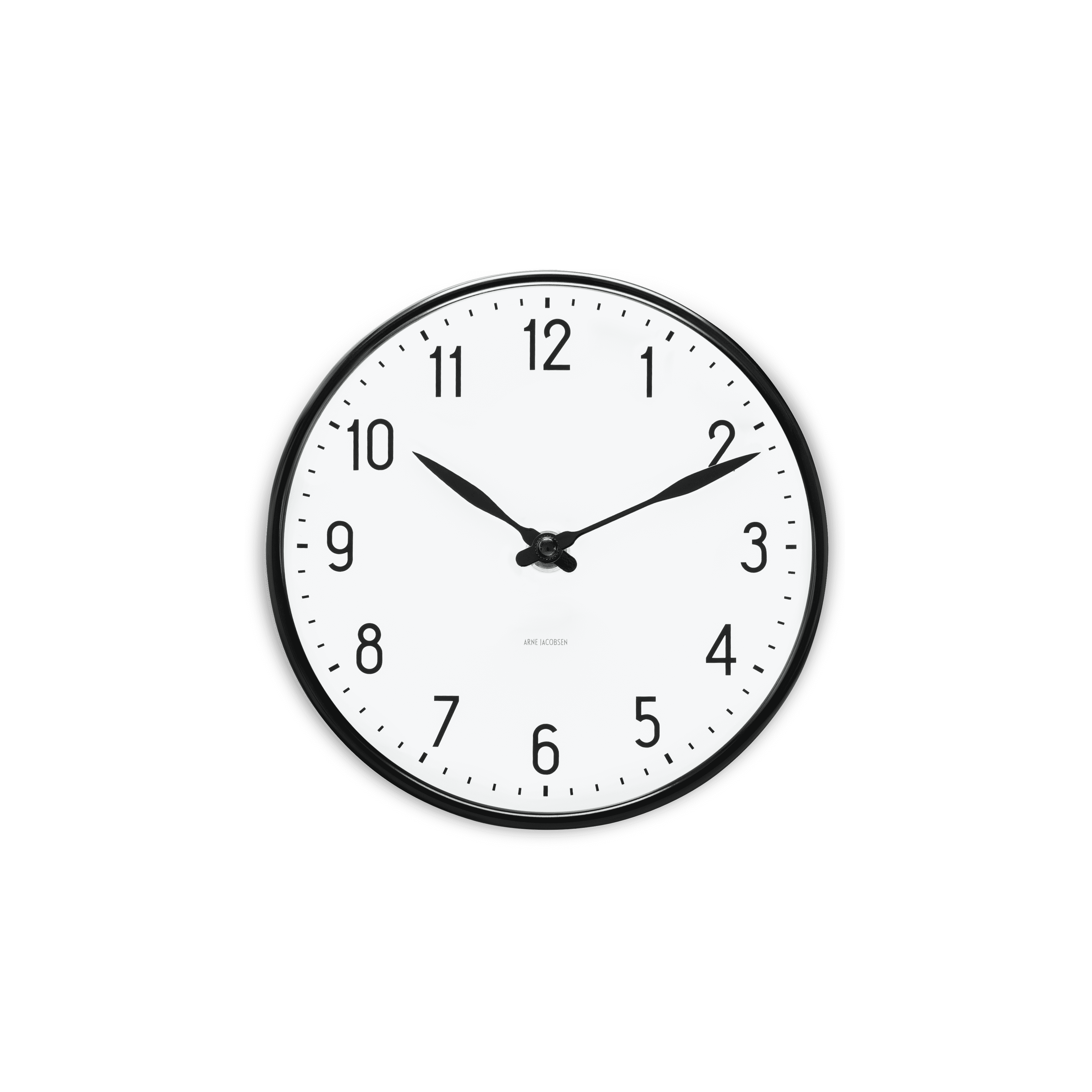 Arne Jacobsen Clocks Wall clock Ø29 cm in Black
