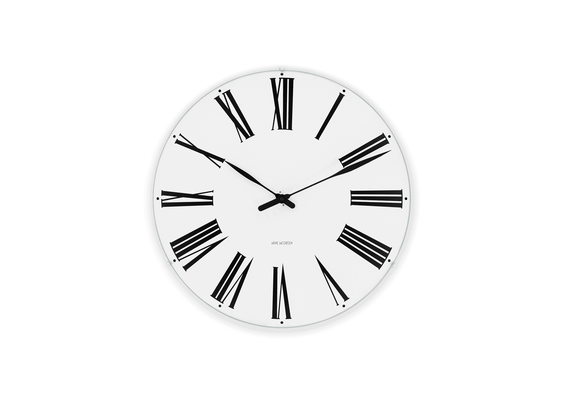 Arne Jacobsen Clocks Wall clock Ø29 cm in White/Black