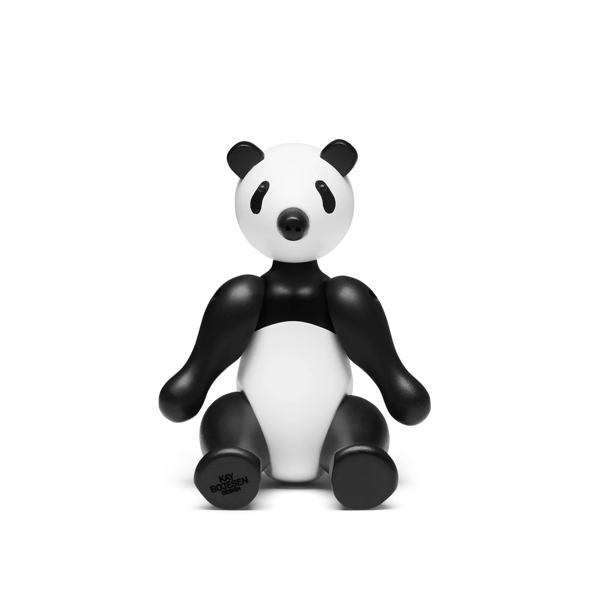 Panda liten fra Kay Bojesen i fargen Sort/Hvit, laget av Tre