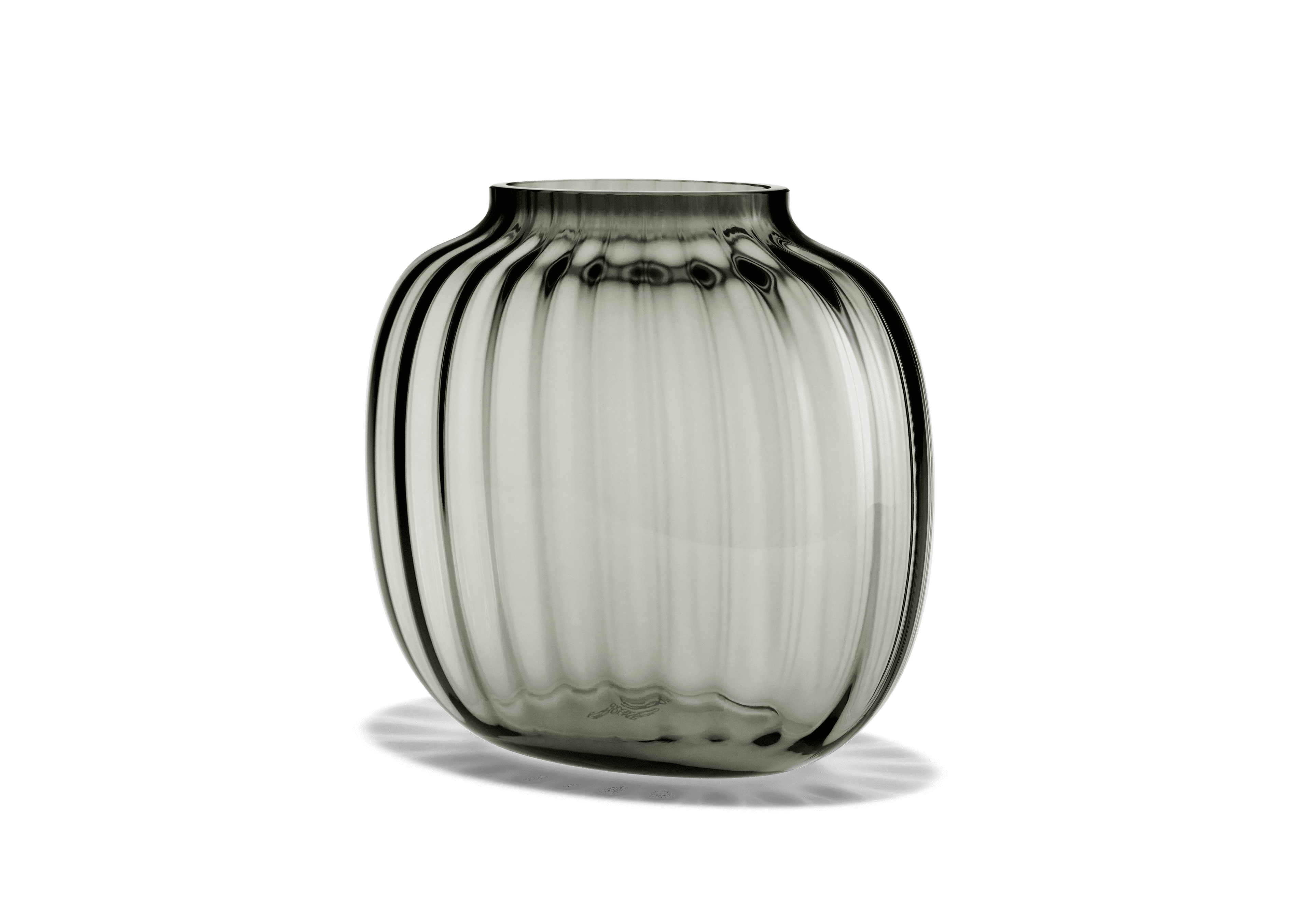 Ovale Vase H17.5 cm