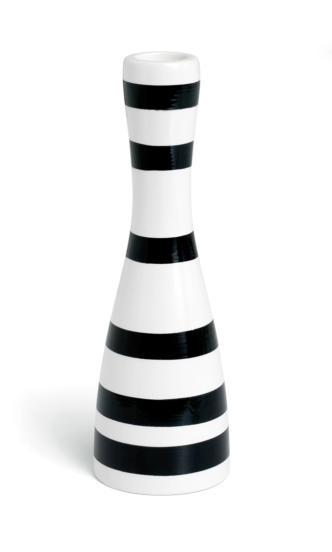 Candle holder H20 cm from Kähler  in Black color, made of Ceramics