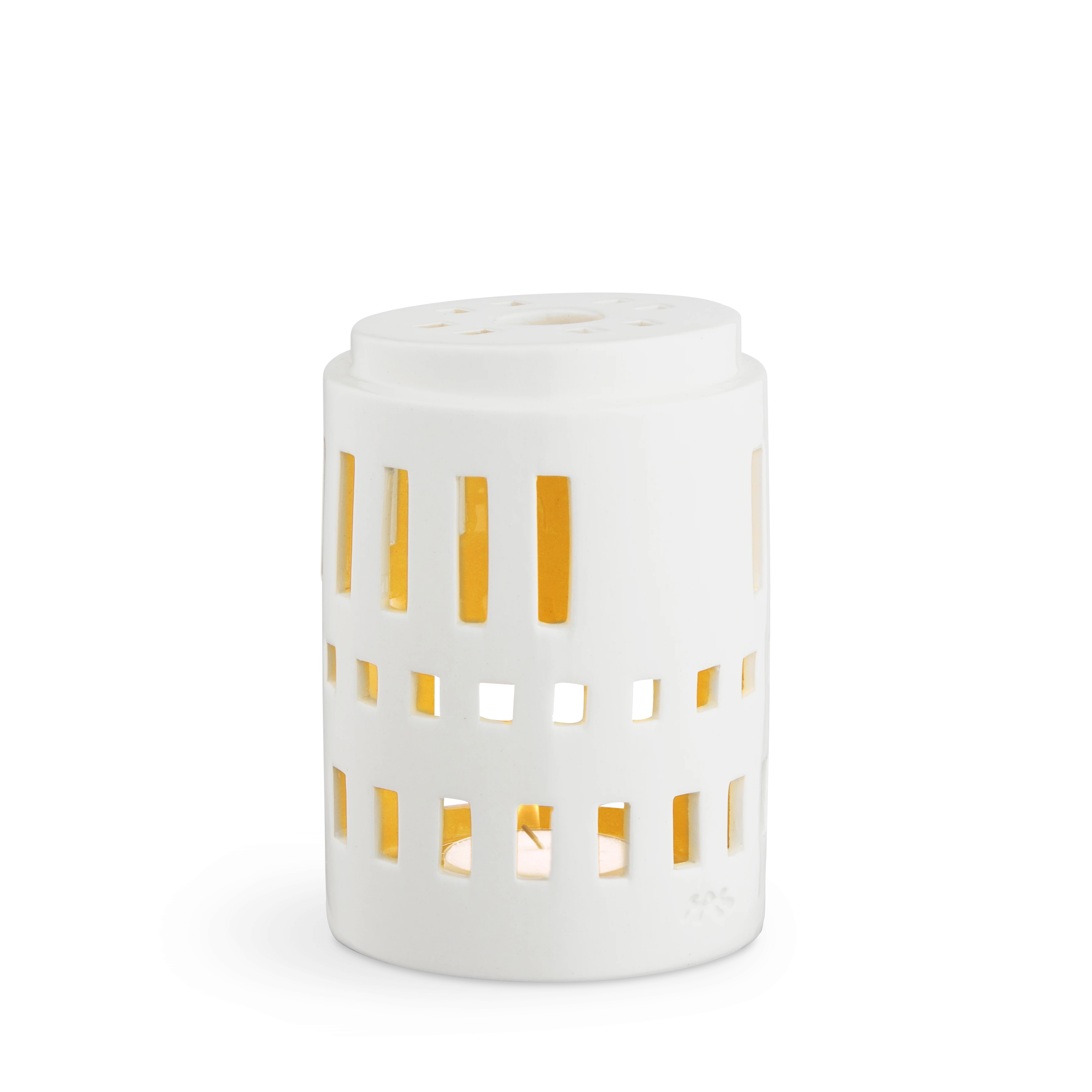 Lighthouse Little tower H11.5 from Kähler  in White color, made of Ceramics