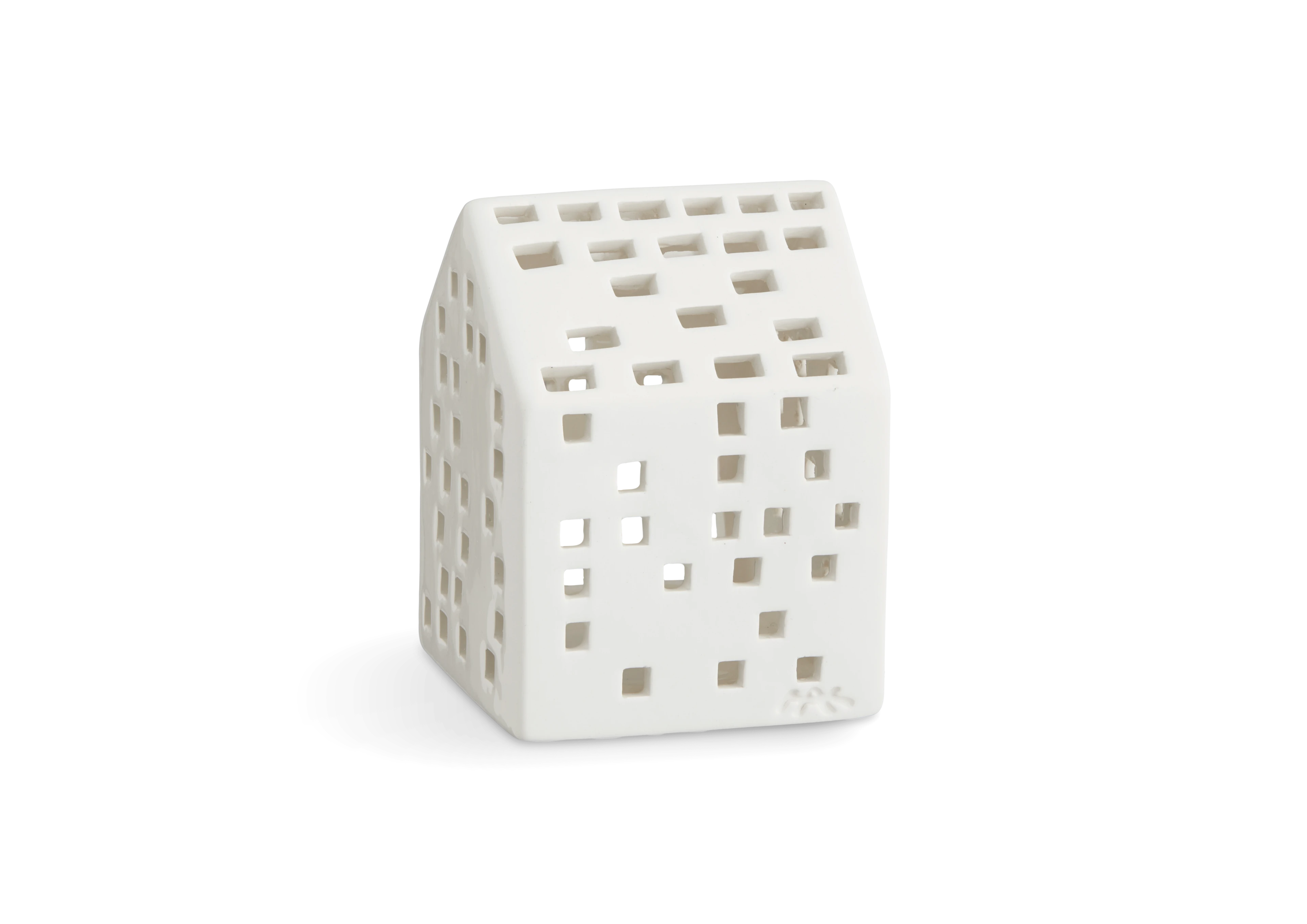 Lyshus Klassisk H9.5 fra Kähler i farven Hvid, lavet af Keramik